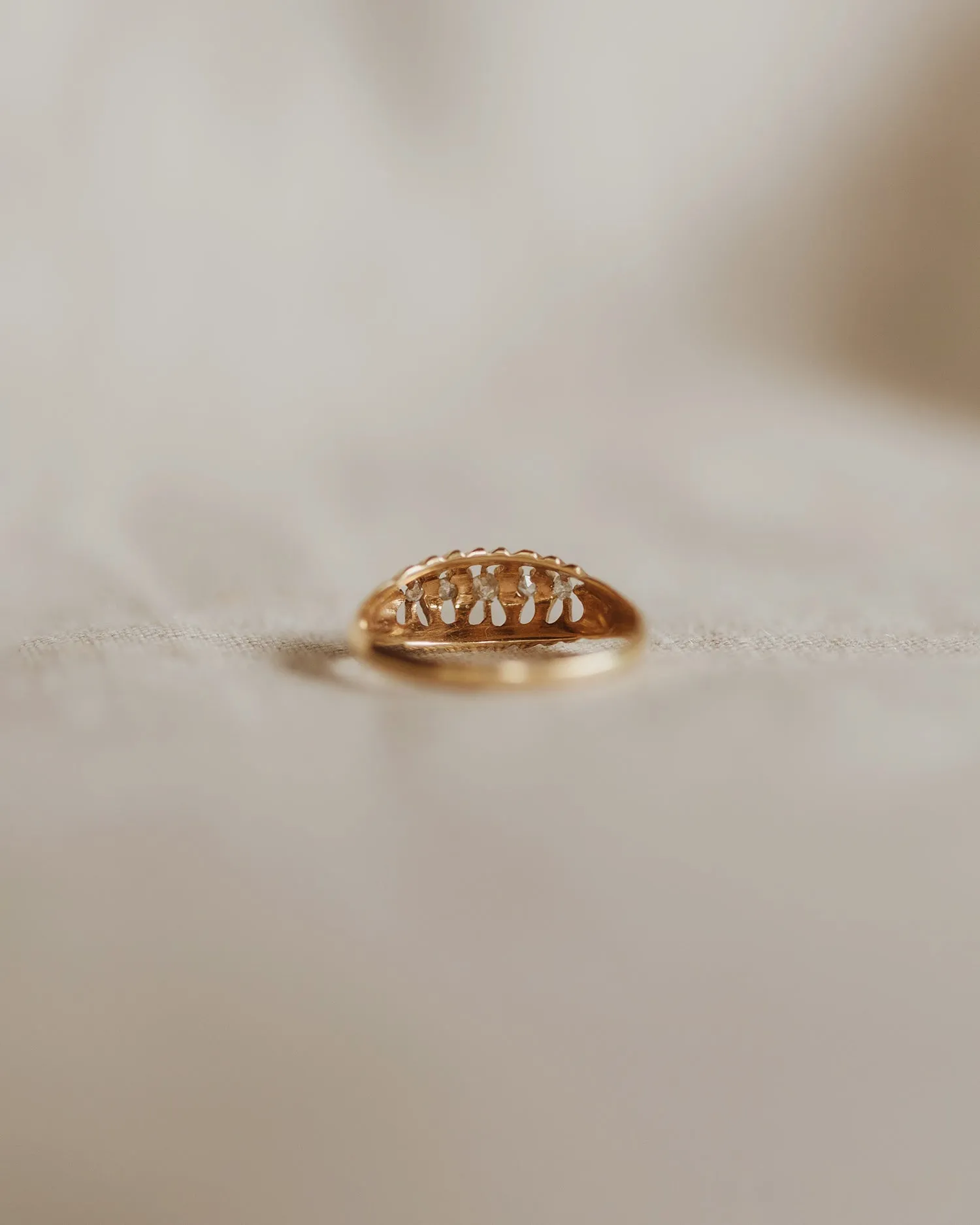 Rowan 18ct Gold Diamond Ring sold by Rock n Rose product image thumbnail 5