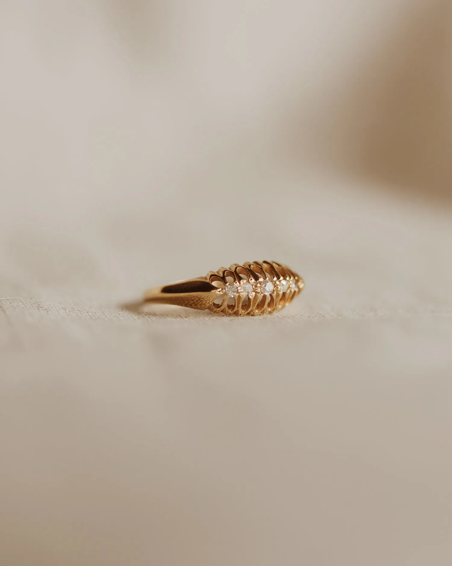 Rowan 18ct Gold Diamond Ring sold by Rock n Rose product image thumbnail 3