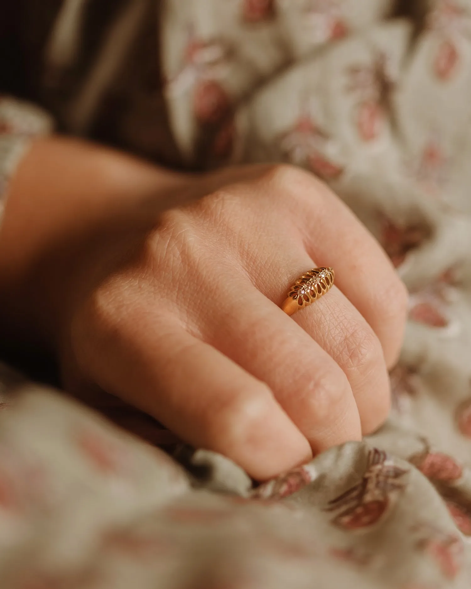 Rowan 18ct Gold Diamond Ring sold by Rock n Rose product image thumbnail 2