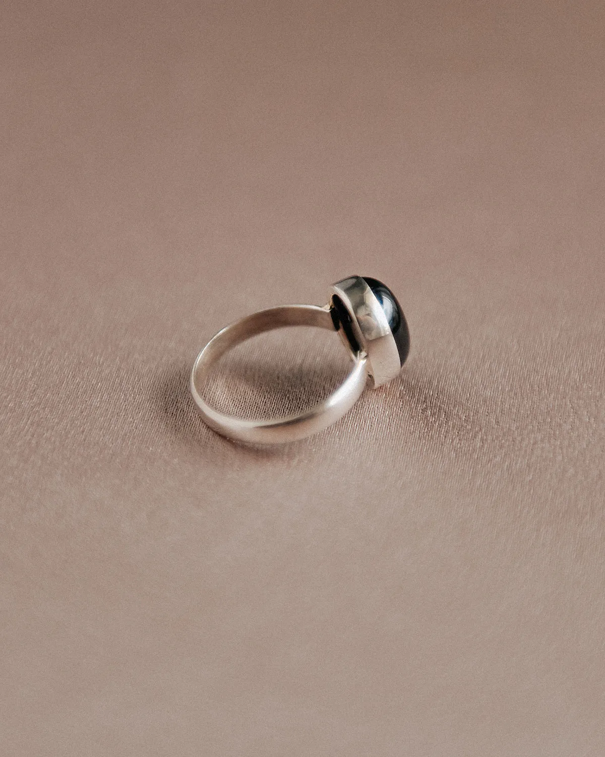 Ebba Sterling Silver Gemstone Ring - Black Onyx sold by Rock n Rose product image thumbnail 4