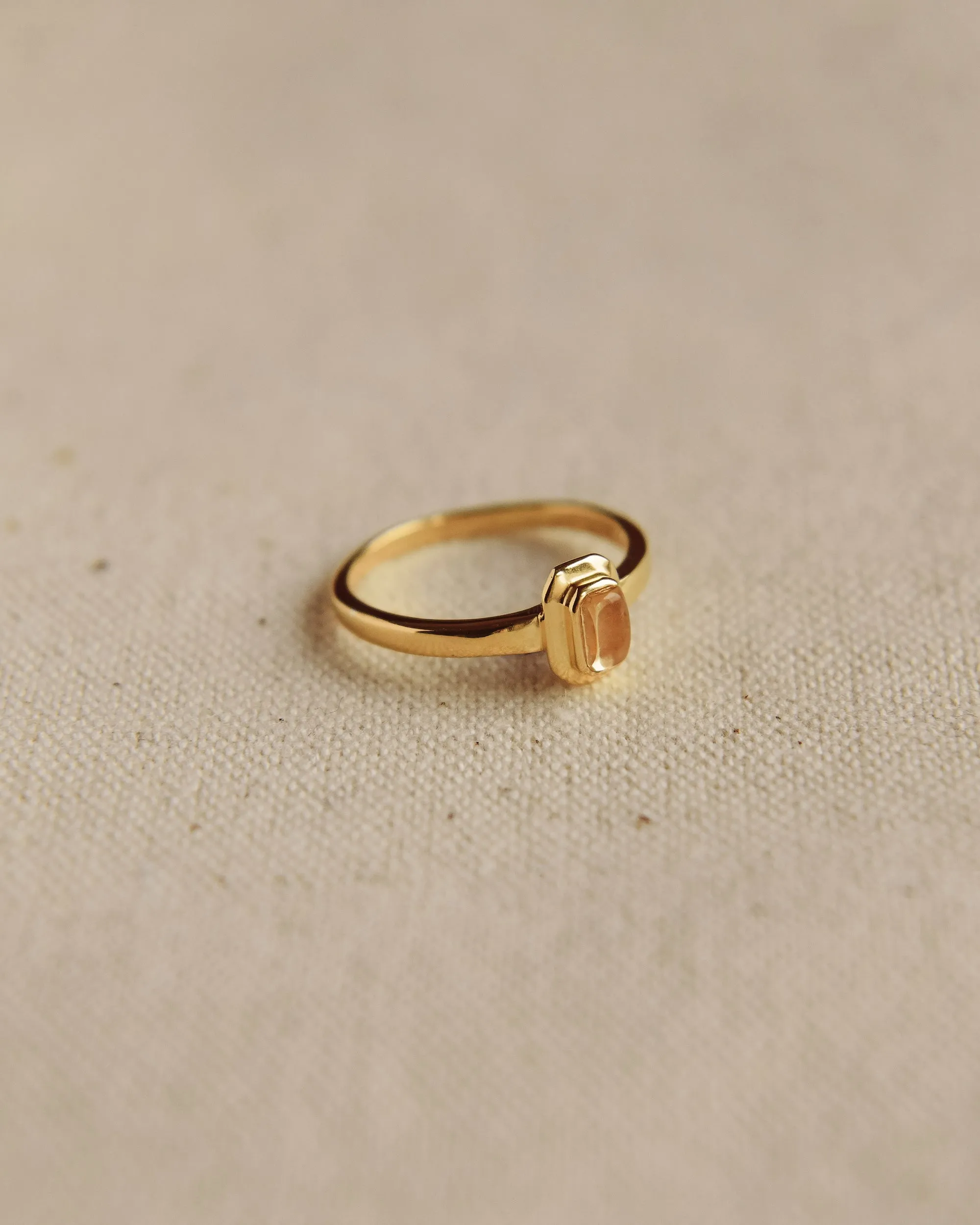 Frances Gold Vermeil Birthstone Ring - November sold by Rock n Rose product image thumbnail 3