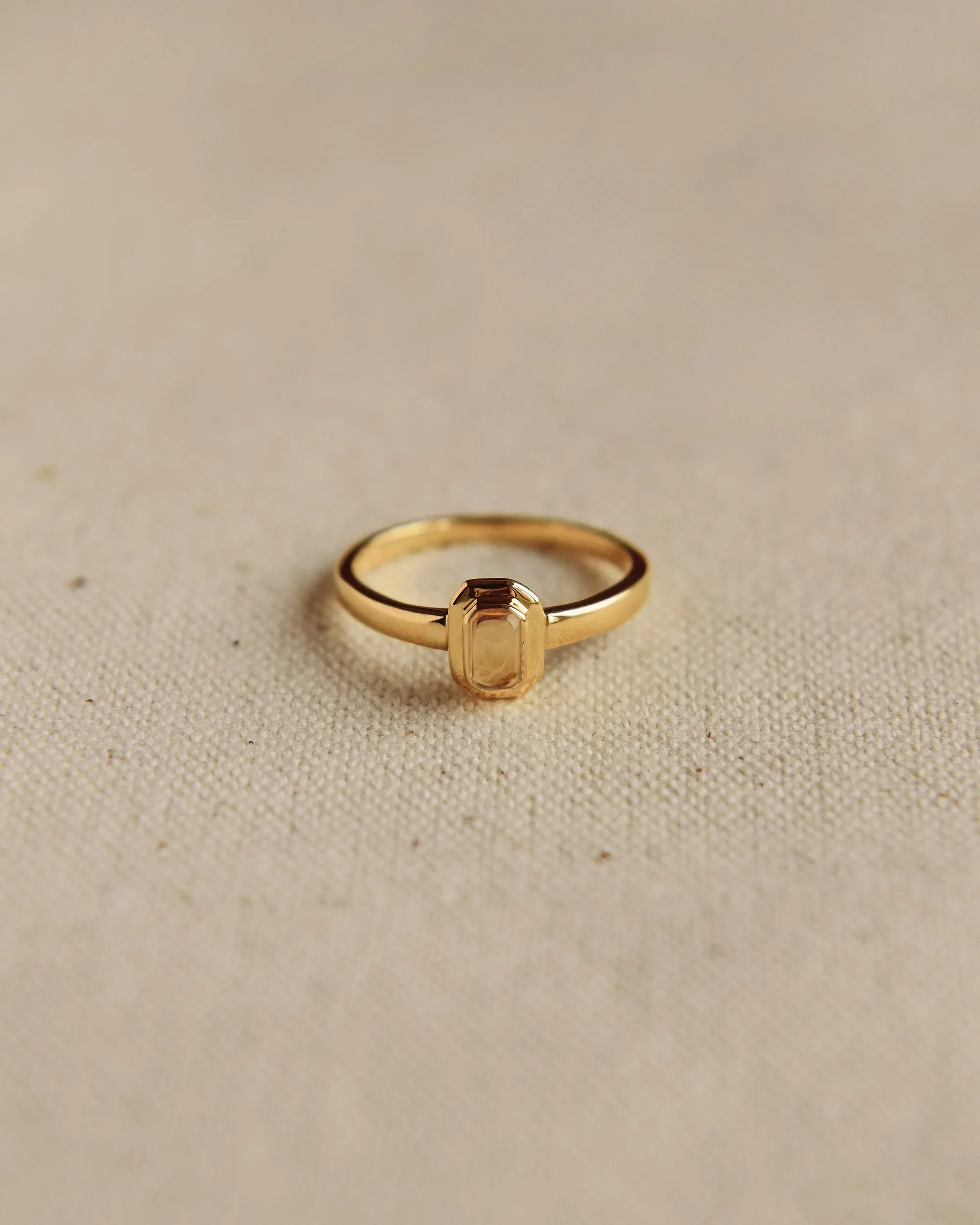 Frances Gold Vermeil Birthstone Ring - November sold by Rock n Rose