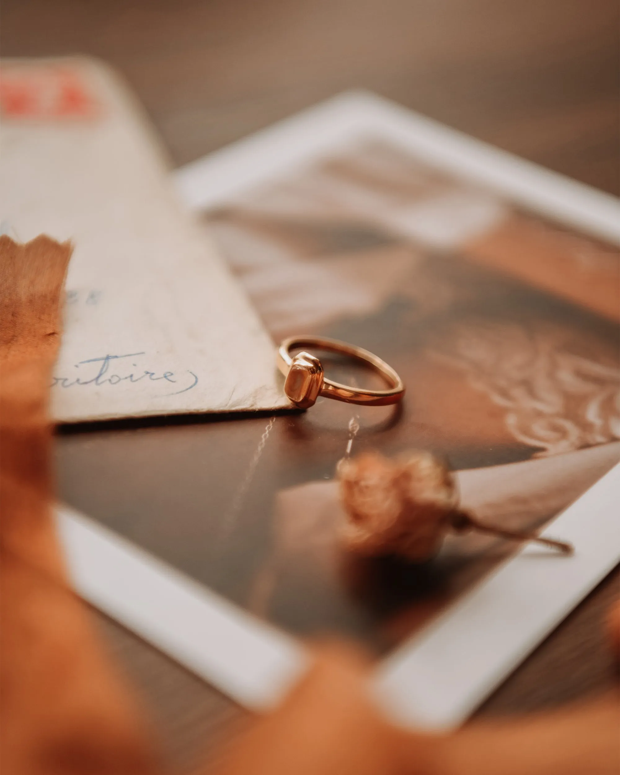 Frances Gold Vermeil Birthstone Ring - November sold by Rock n Rose product image thumbnail 5