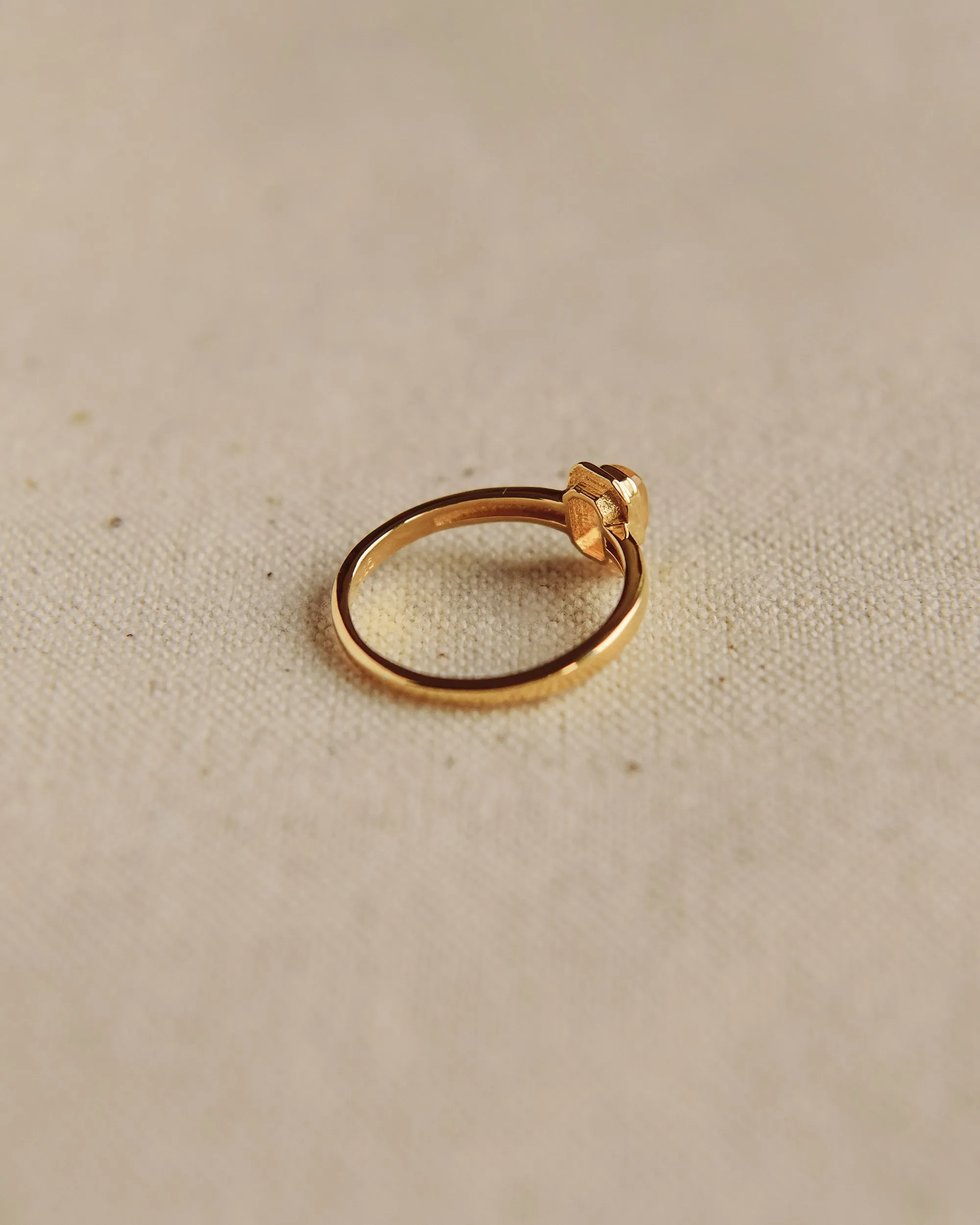 Frances Gold Vermeil Birthstone Ring - November sold by Rock n Rose product image thumbnail 4