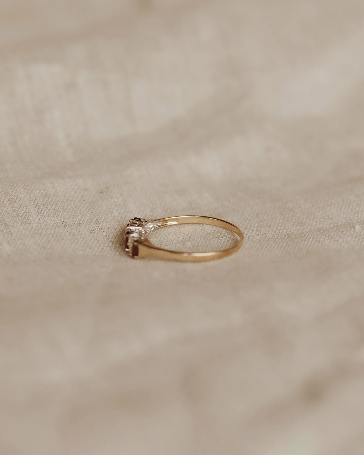 Ethel 9ct Gold Garnet Ring sold by Rock n Rose product image thumbnail 5