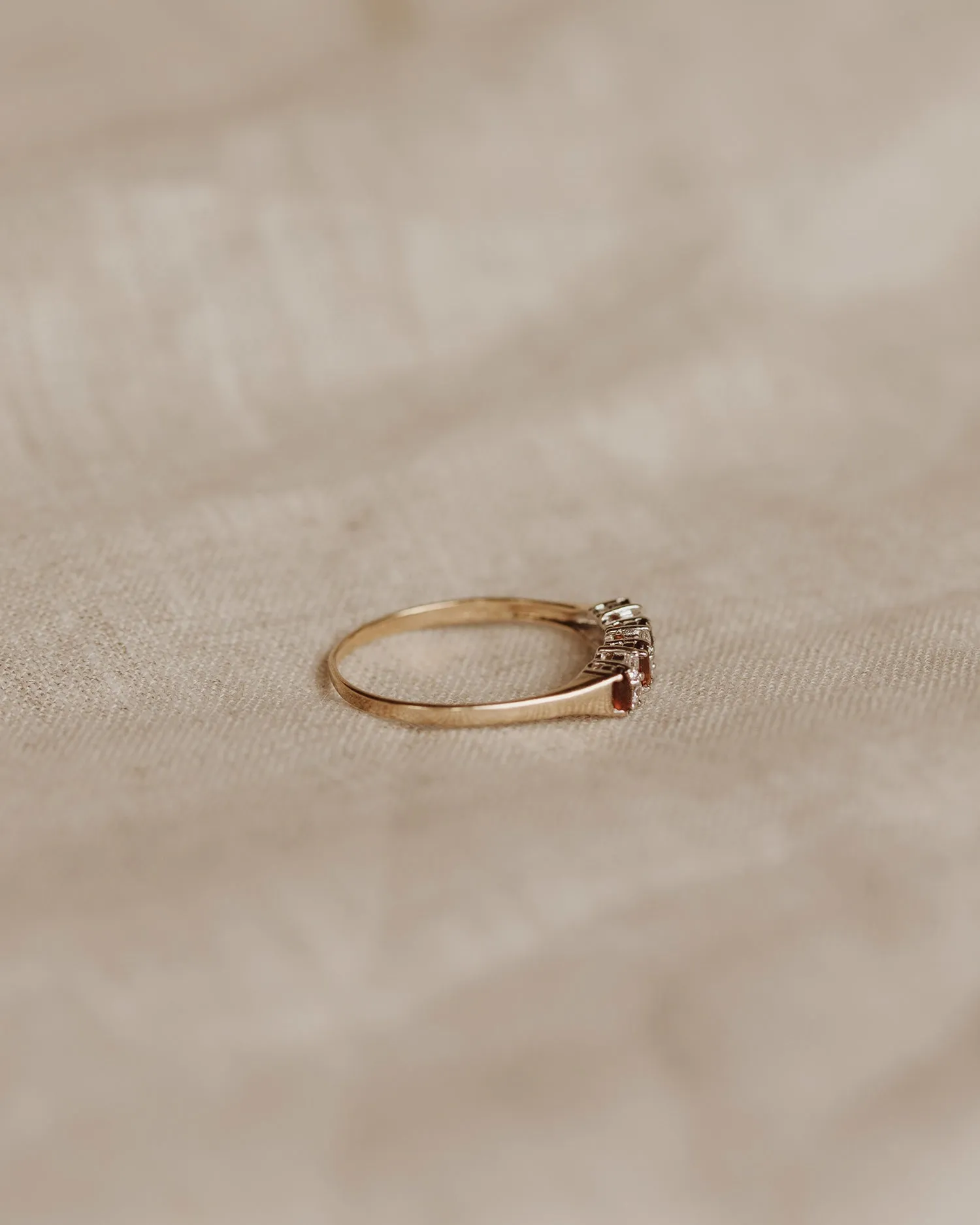 Ethel 9ct Gold Garnet Ring sold by Rock n Rose product image thumbnail 3