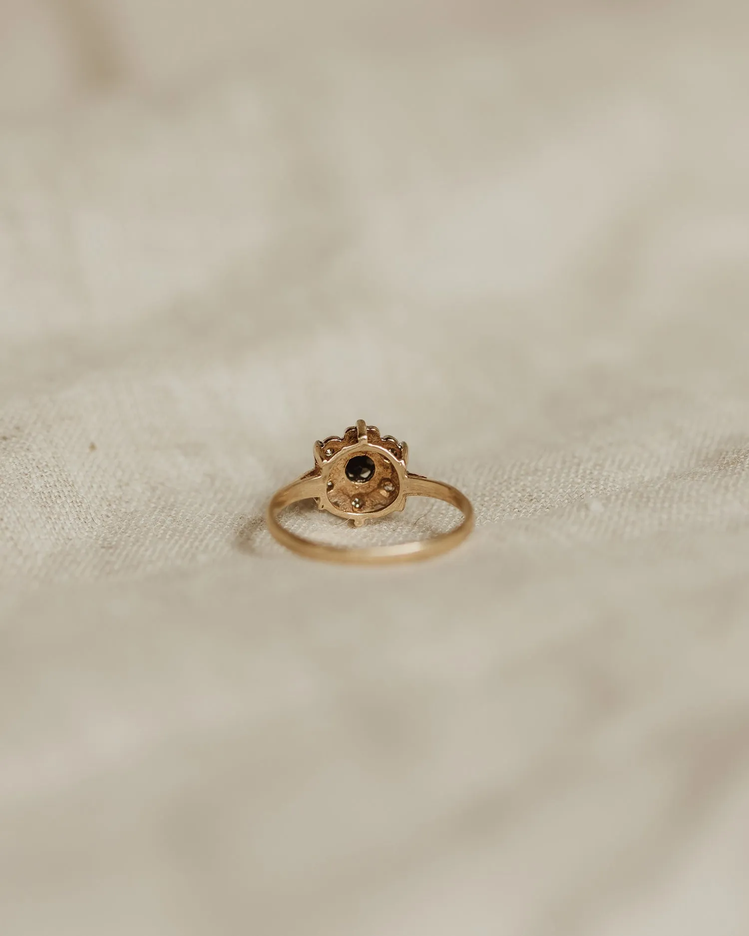 Clarice 9ct Gold Sapphire & Diamond Ring sold by Rock n Rose product image thumbnail 4