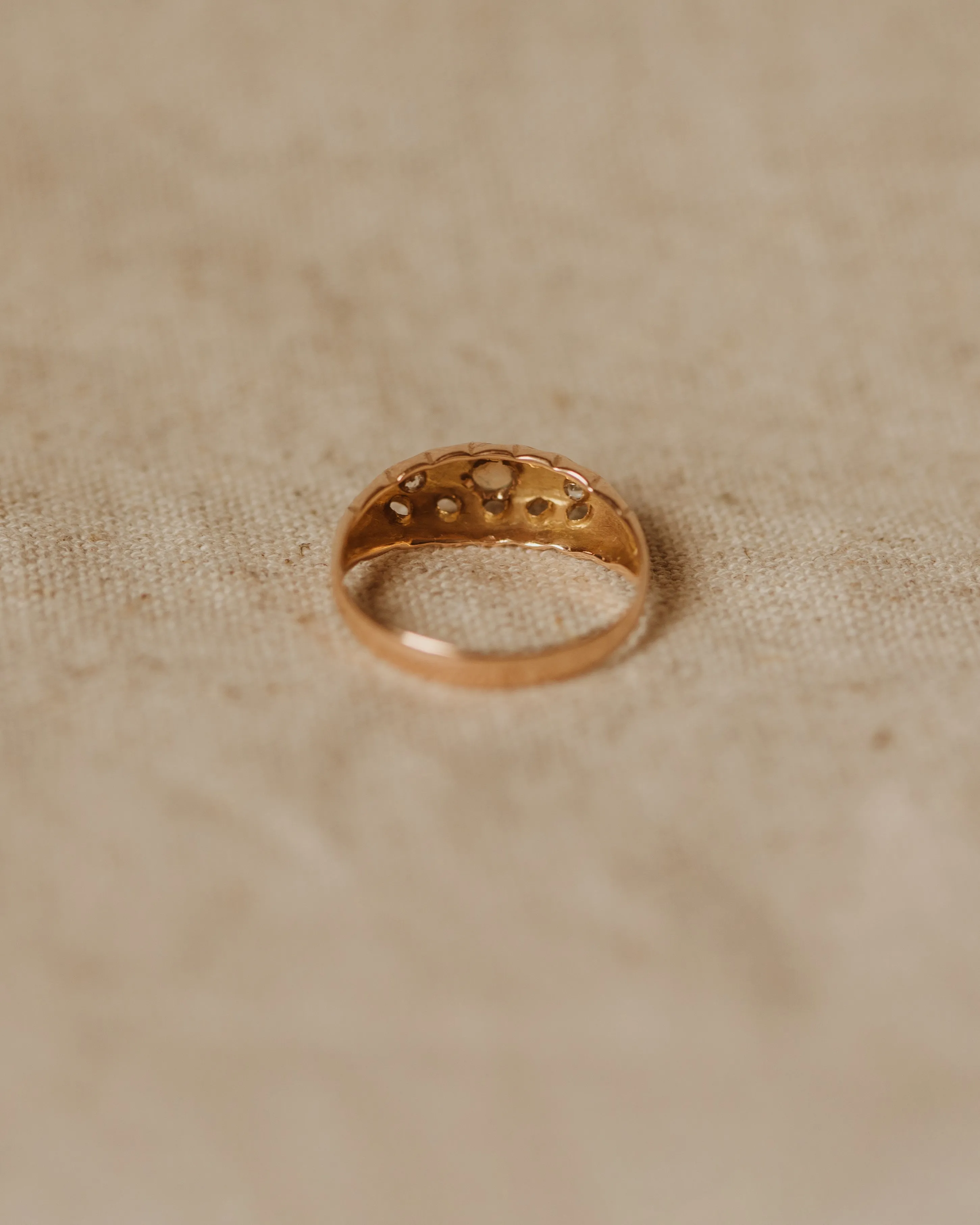 Mabel 1919 9ct Gold Opal Gypsy Ring sold by Rock n Rose product image thumbnail 4