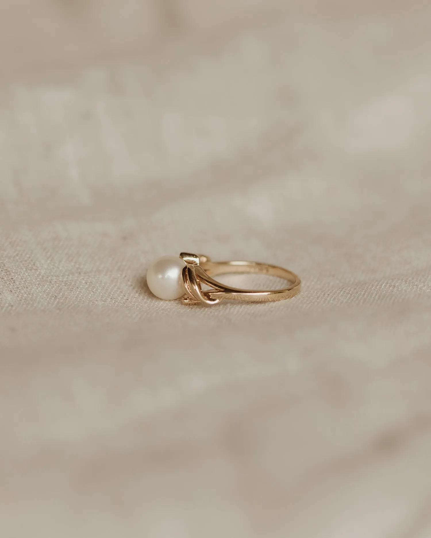 Prudence 9ct Gold Pearl Ring sold by Rock n Rose product image thumbnail 5