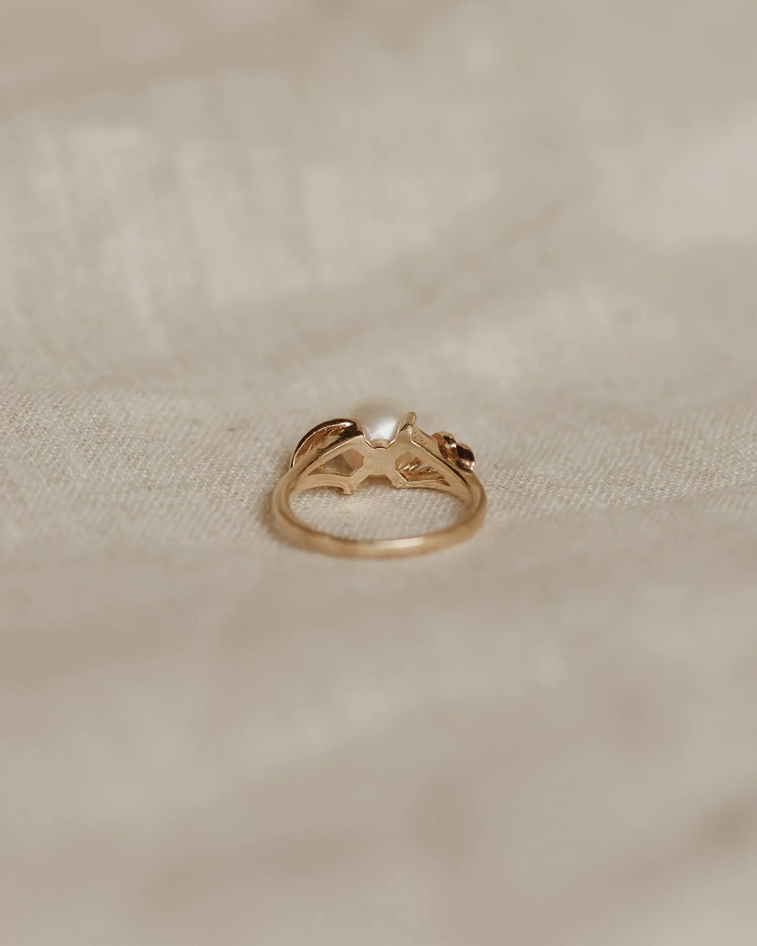 Prudence 9ct Gold Pearl Ring sold by Rock n Rose product image thumbnail 4