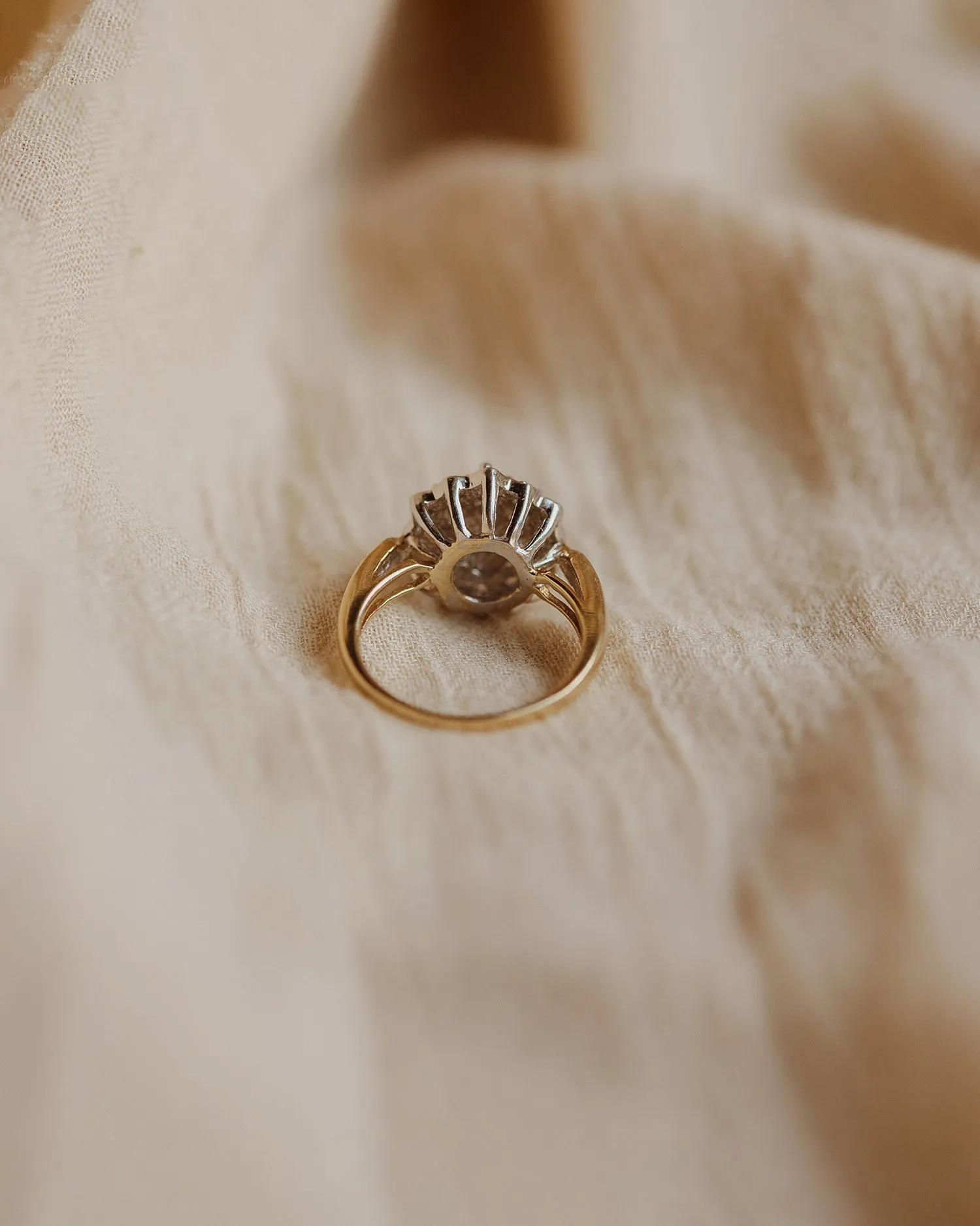 Phoebe 9ct Gold Diamond Cluster Ring sold by Rock n Rose product image thumbnail 5