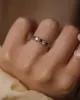 Bridget 1985 Vintage 9ct Gold Sapphire & Diamond Five Stone Ring sold by Rock n Rose