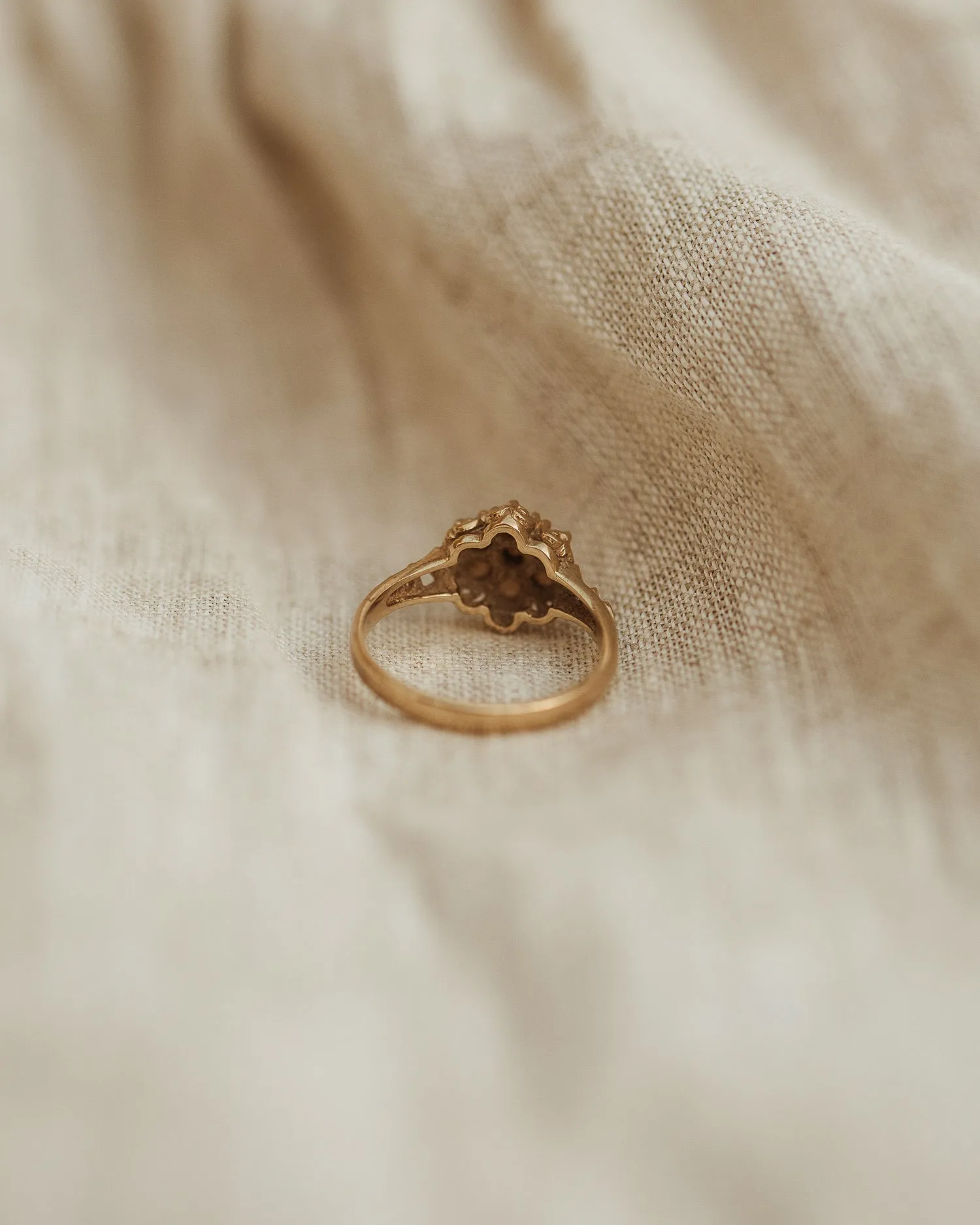 Nina 9ct Gold Opal Cluster Ring sold by Rock n Rose product image thumbnail 4