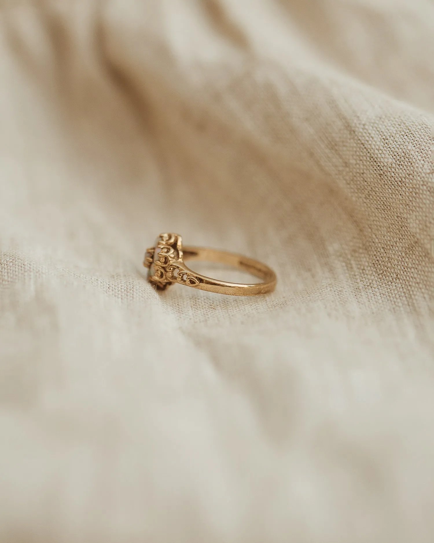 Nina 9ct Gold Opal Cluster Ring sold by Rock n Rose product image thumbnail 5