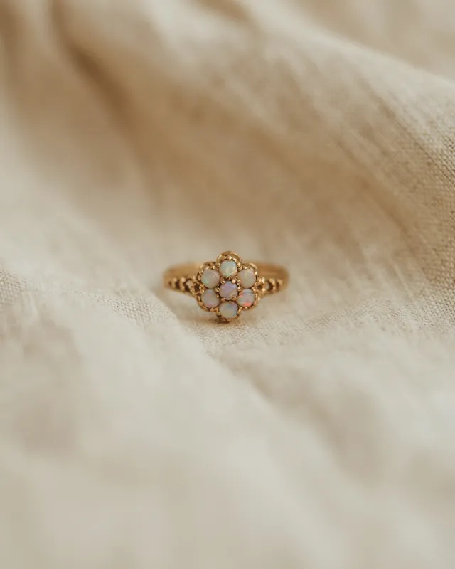 Nina 9ct Gold Opal Cluster Ring sold by Rock n Rose