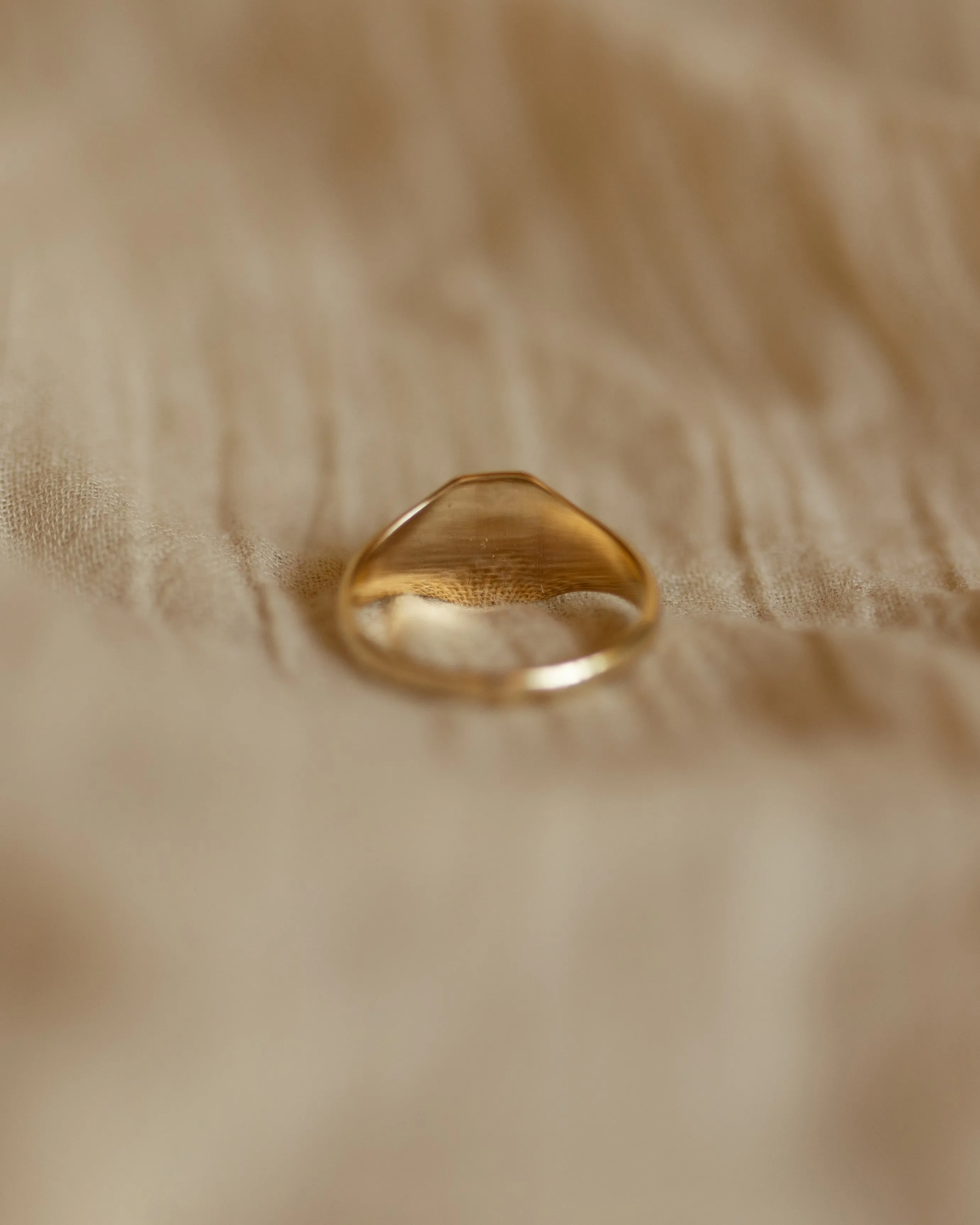 Peggy 1942 Vintage 9ct Gold Signet Ring sold by Rock n Rose product image thumbnail 5