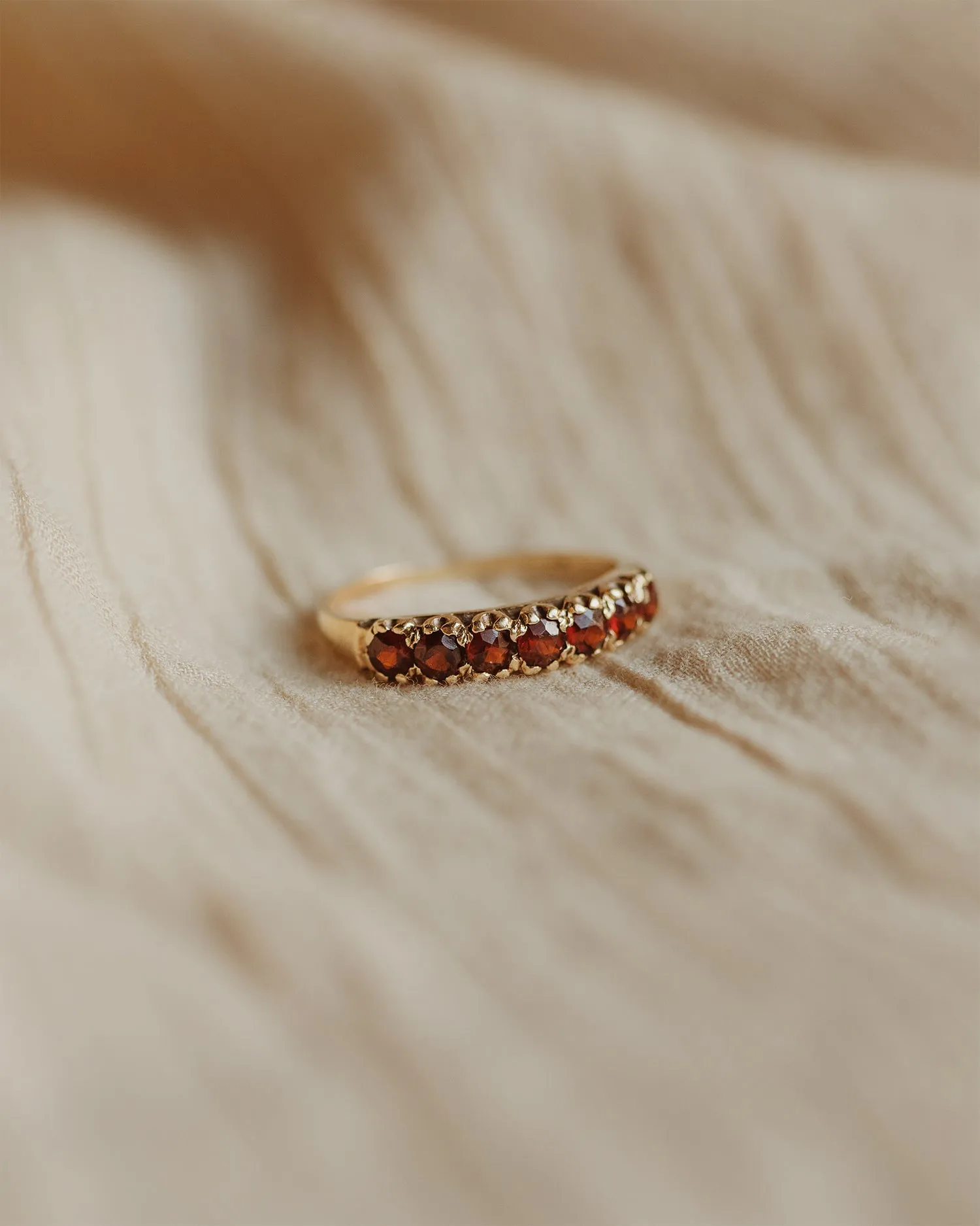 Francine 9ct Gold Garnet Ring sold by Rock n Rose product image thumbnail 3