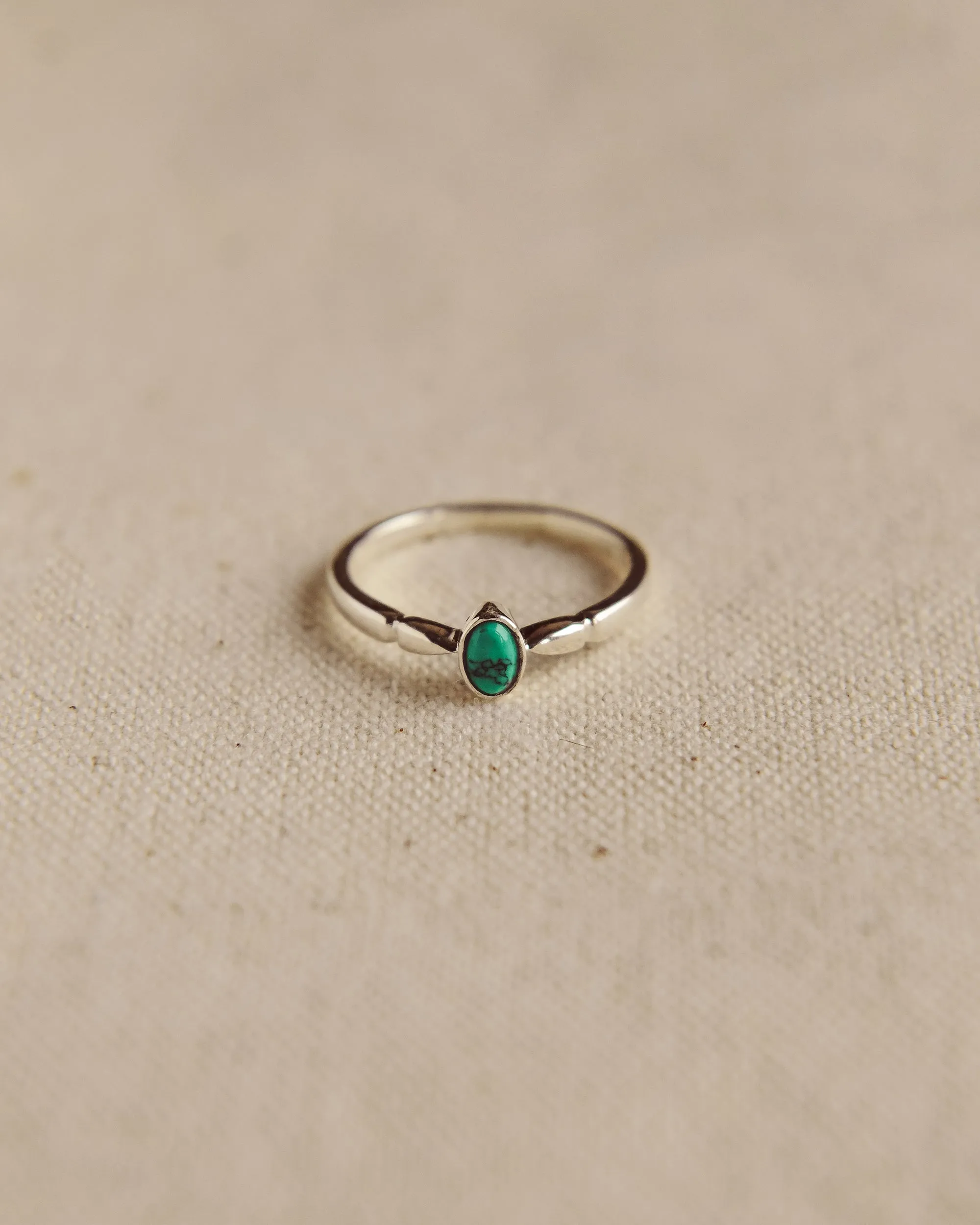 Joanie Sterling Silver Birthstone Ring - December sold by Rock n Rose
