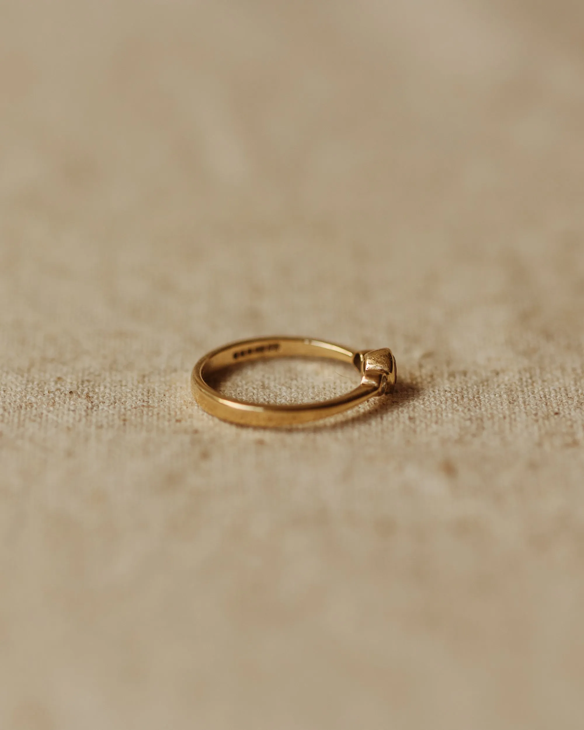 Eliza 9ct Gold Vintage Ruby & Diamond Ring sold by Rock n Rose product image thumbnail 5