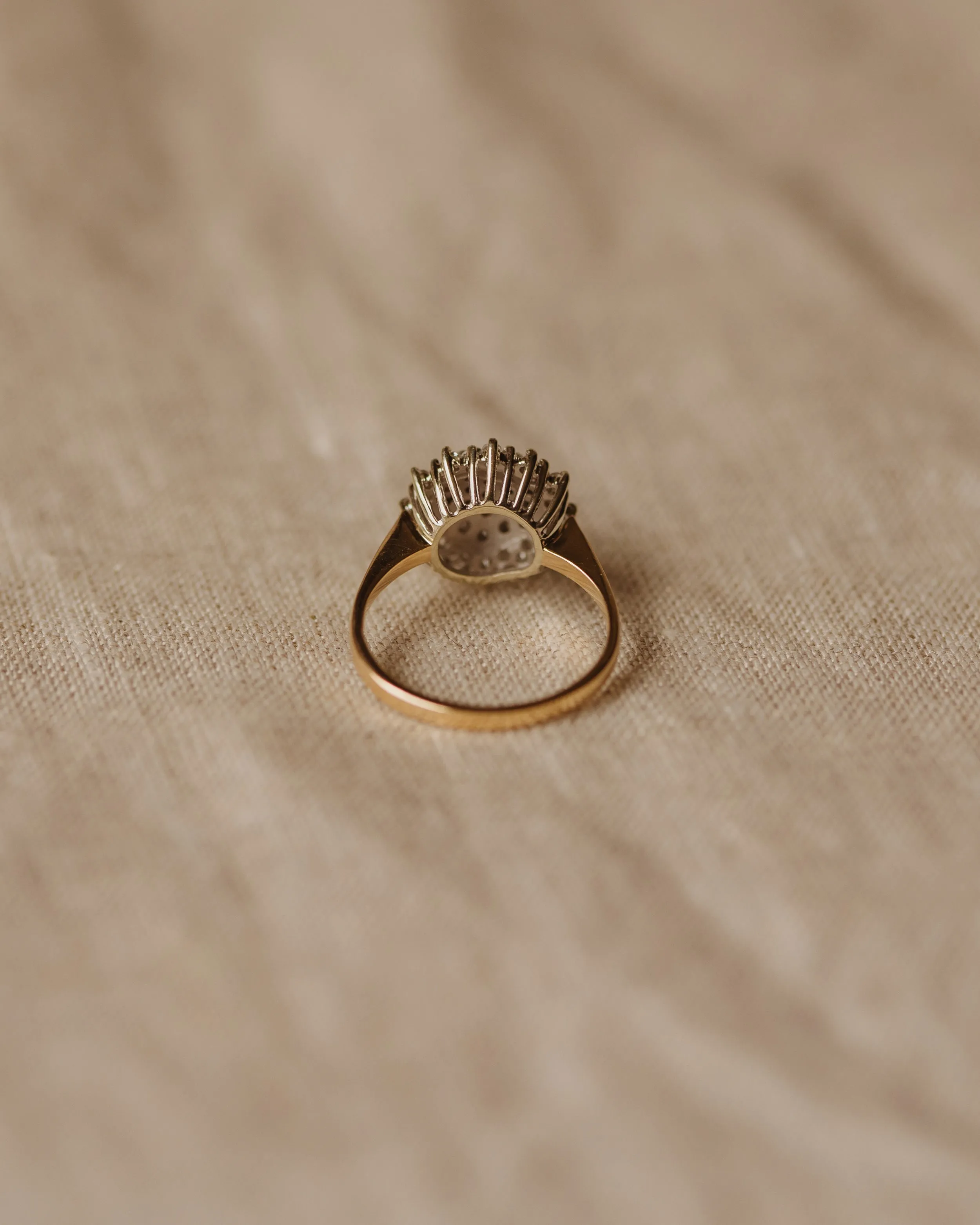 Amie 1984 9ct Gold Diamond Cluster Ring sold by Rock n Rose product image thumbnail 5