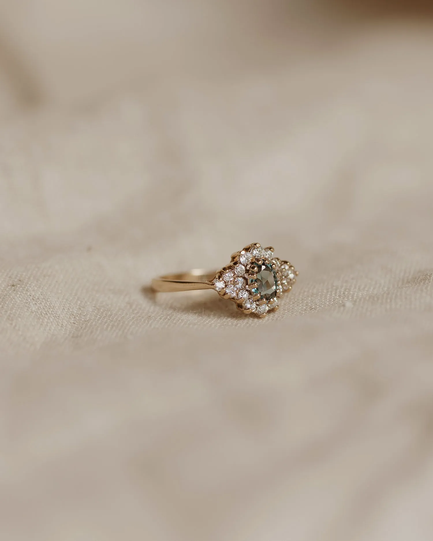 Eliza 9ct Gold Blue Topaz Ring sold by Rock n Rose product image thumbnail 3