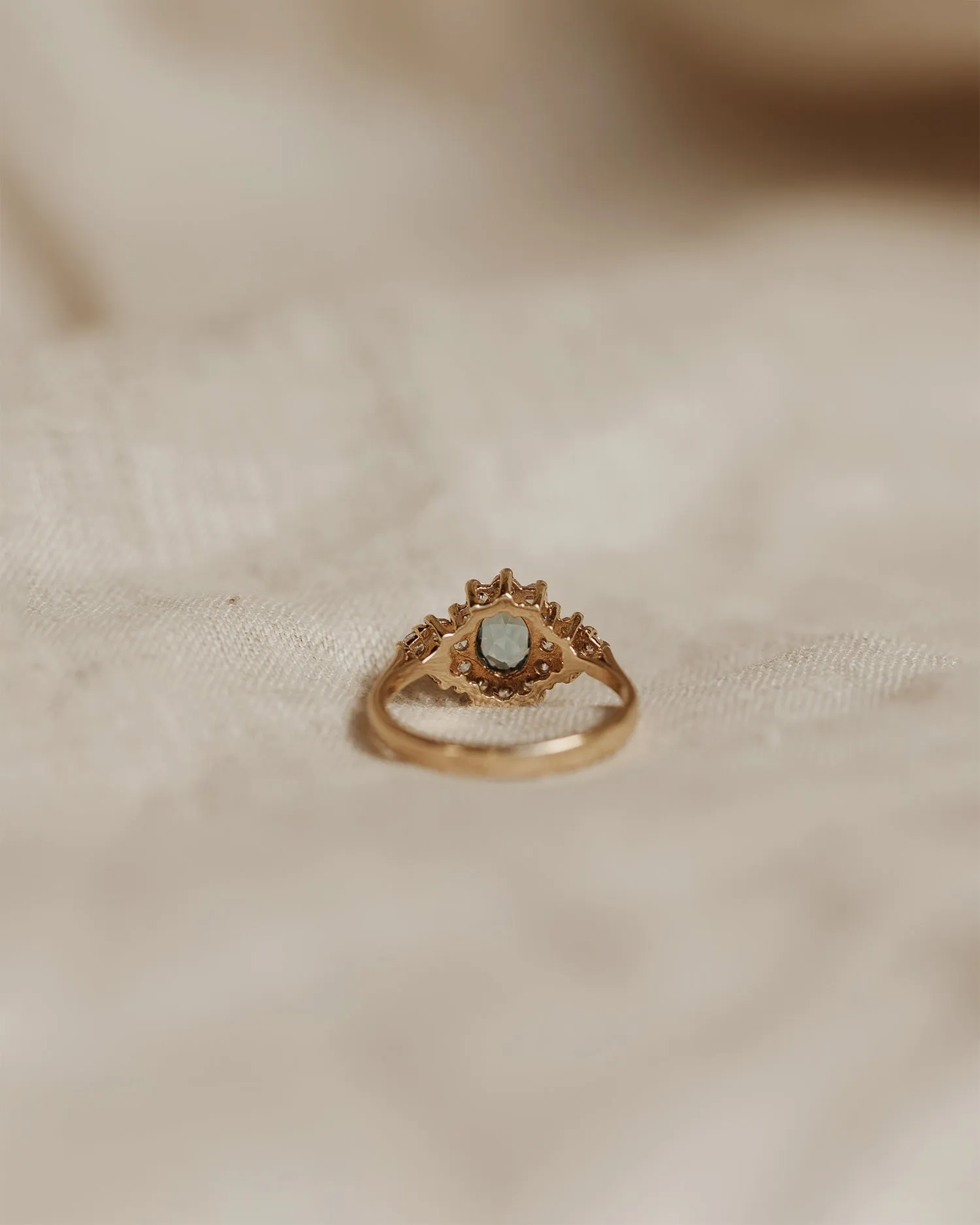 Eliza 9ct Gold Blue Topaz Ring sold by Rock n Rose product image thumbnail 4