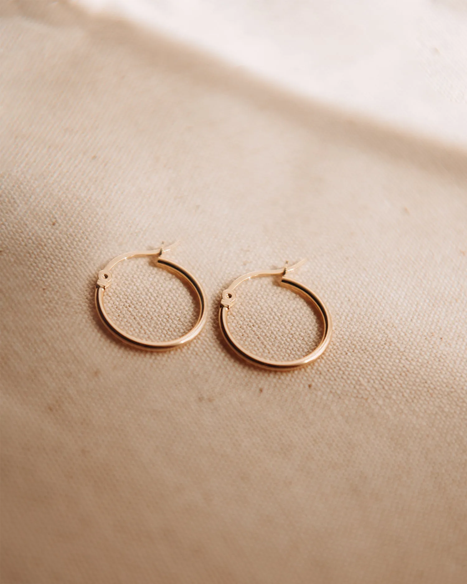 Irma Gold Vermeil 20mm Hoops sold by Rock n Rose