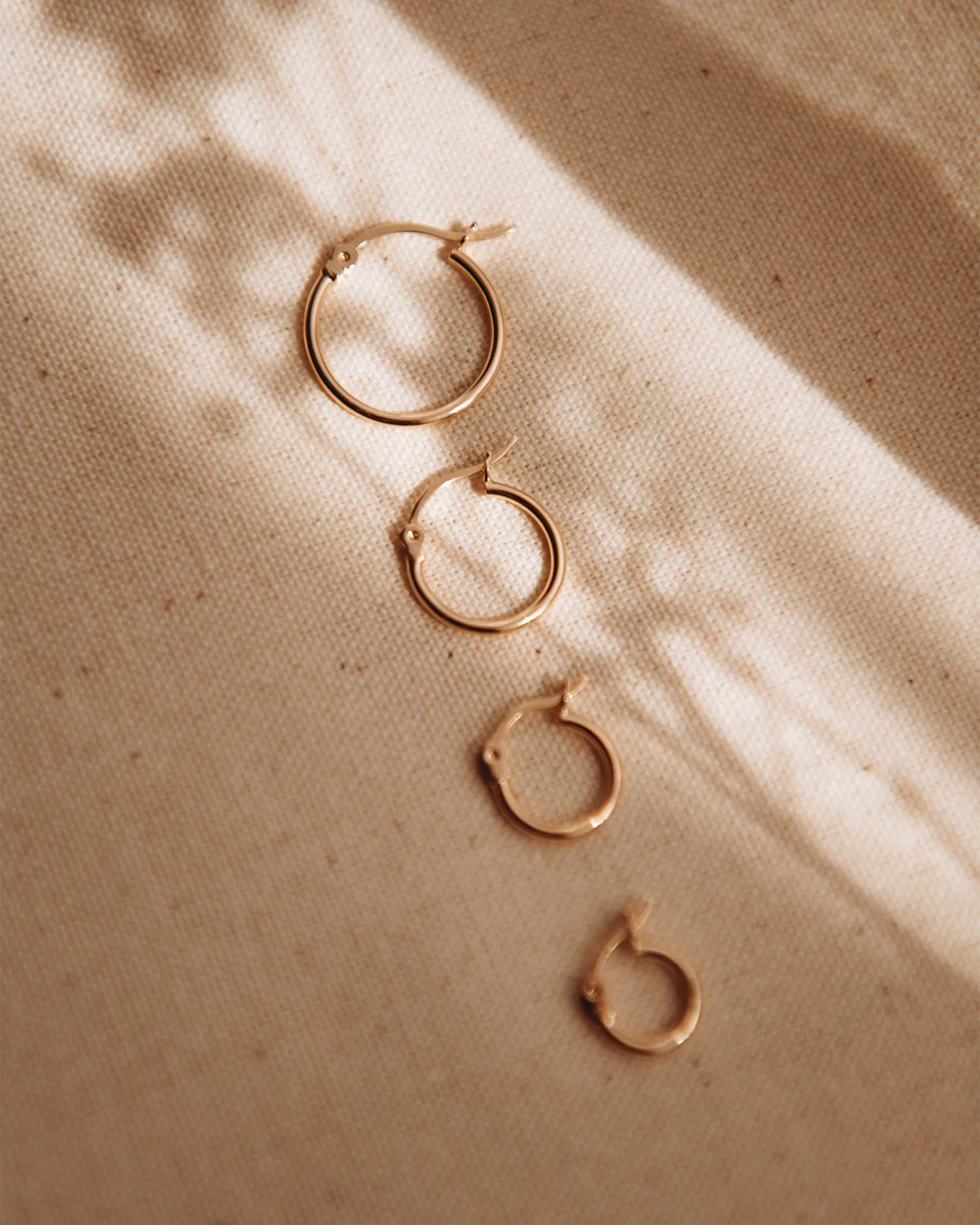 Irma Gold Vermeil 20mm Hoops sold by Rock n Rose product image thumbnail 3