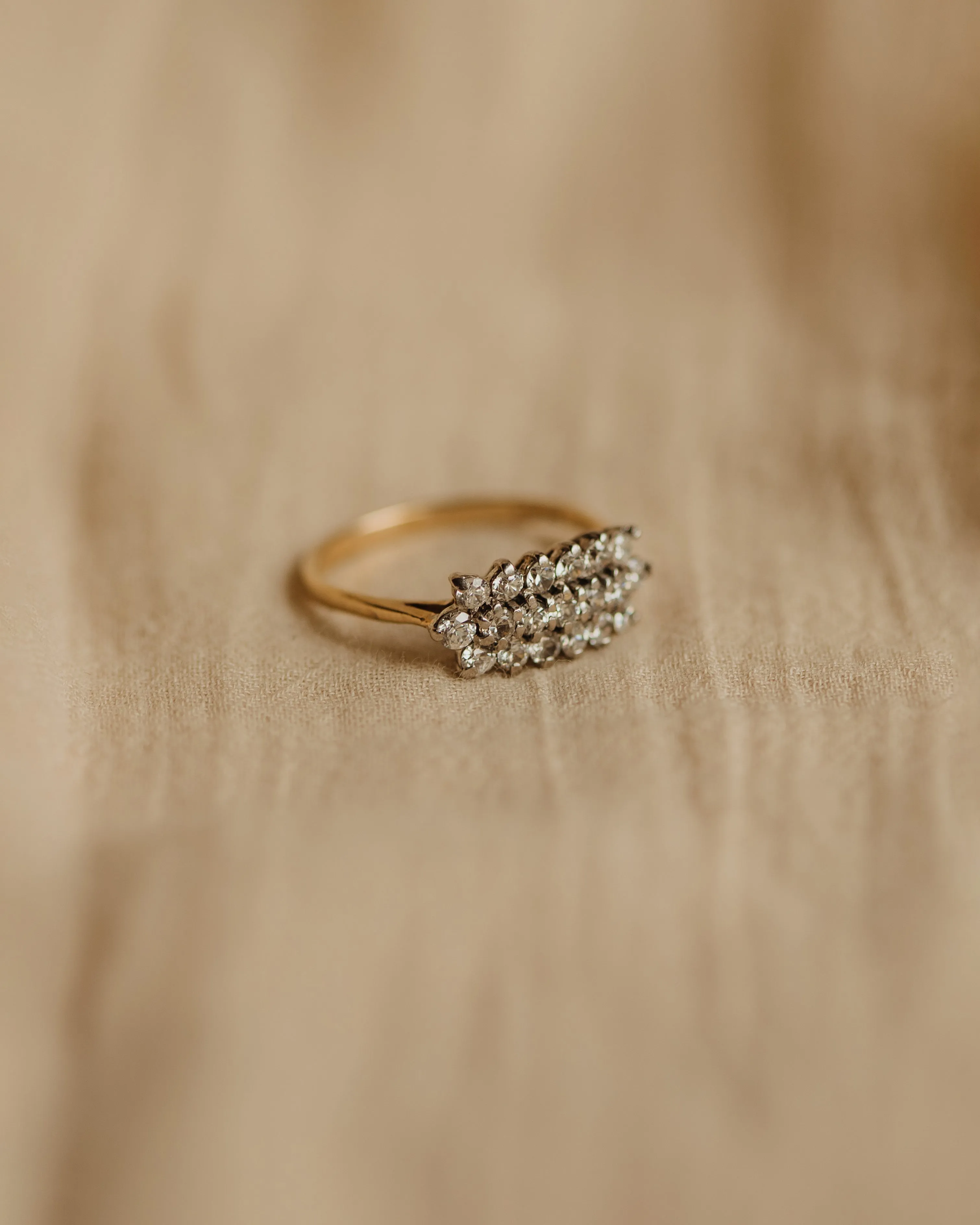 Bess 1982 9ct Gold CZ Ring sold by Rock n Rose product image thumbnail 3