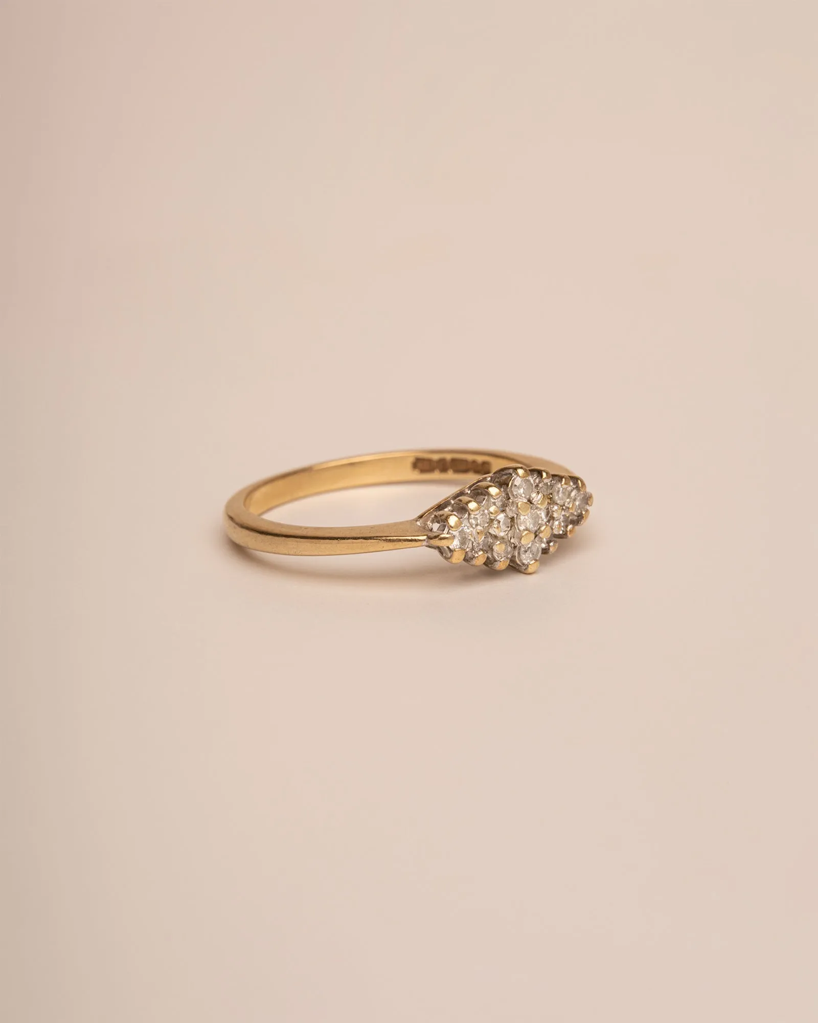 Dulce 9ct Gold Diamond Cluster Ring sold by Rock n Rose product image thumbnail 3