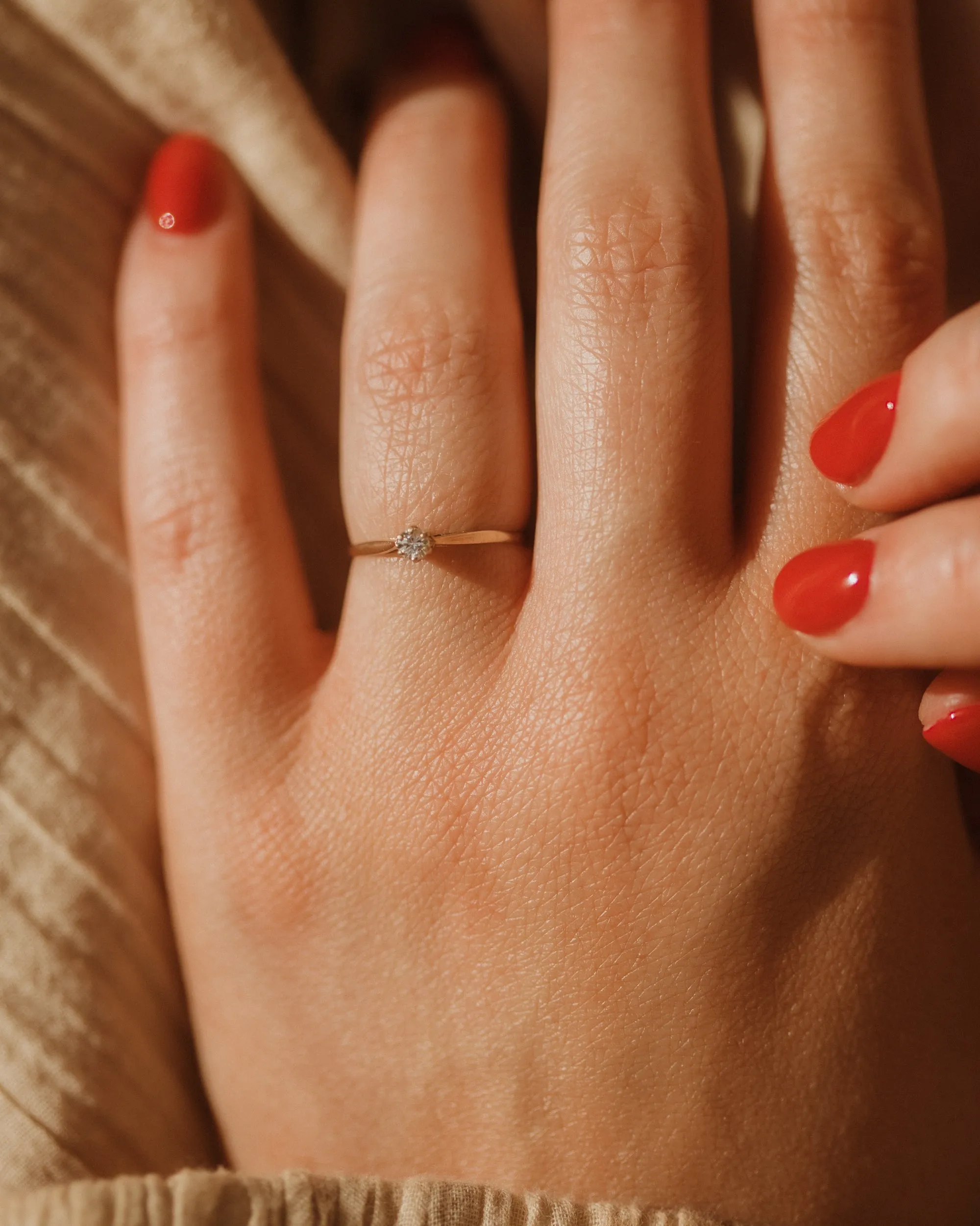 Daphne 1988 9ct Gold CZ Ring sold by Rock n Rose product image thumbnail 2