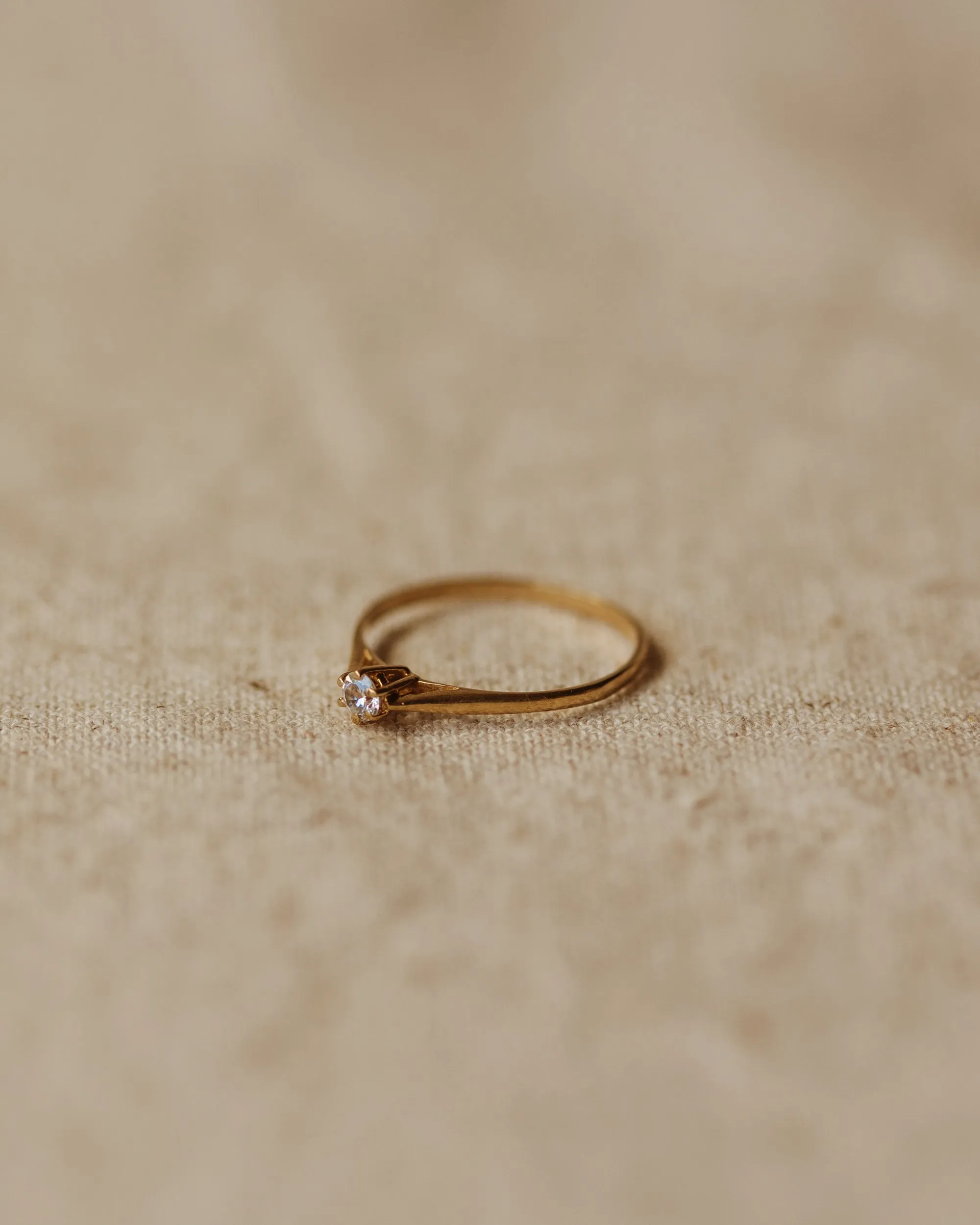 Daphne 1988 9ct Gold CZ Ring sold by Rock n Rose product image thumbnail 3