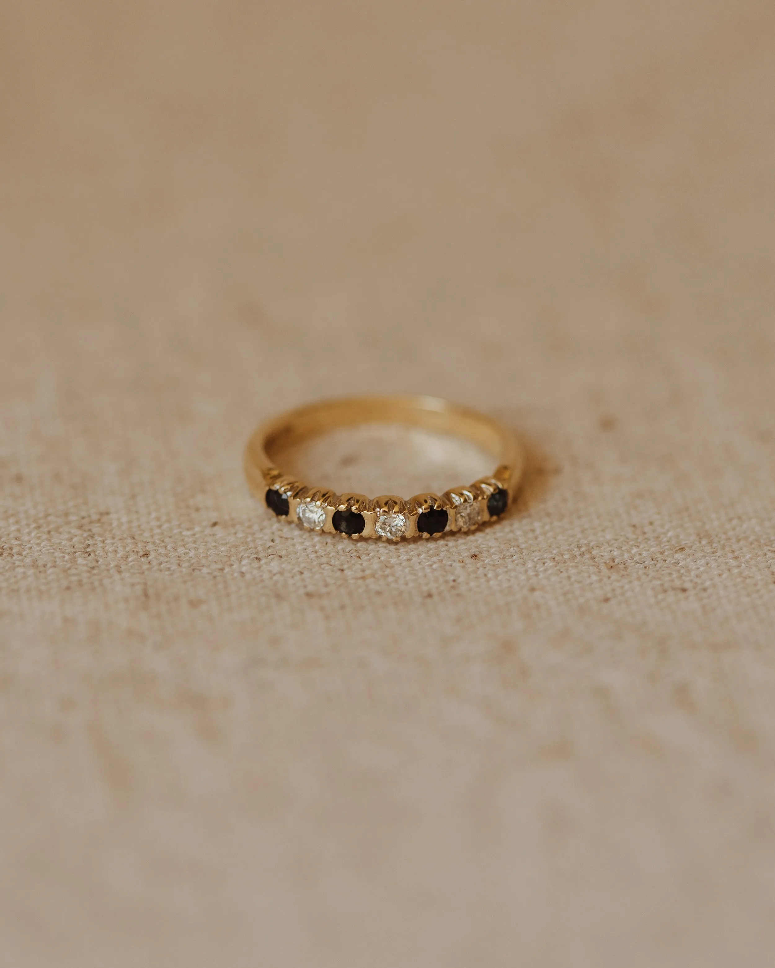 Susanna 1988 9ct Gold Sapphire Half Eternity Ring sold by Rock n Rose