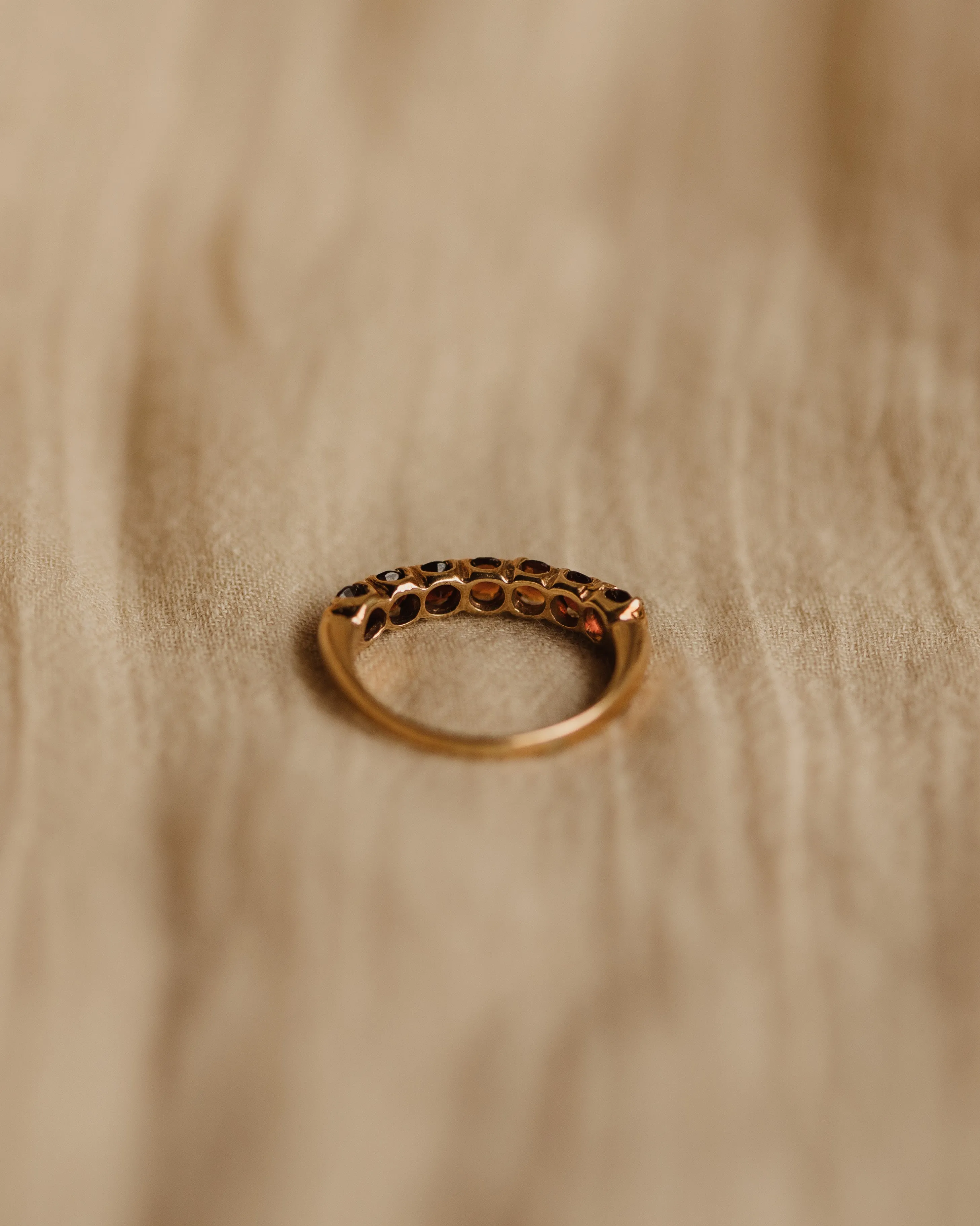 Zadie Vintage 9ct Gold Garnet Ring sold by Rock n Rose product image thumbnail 4