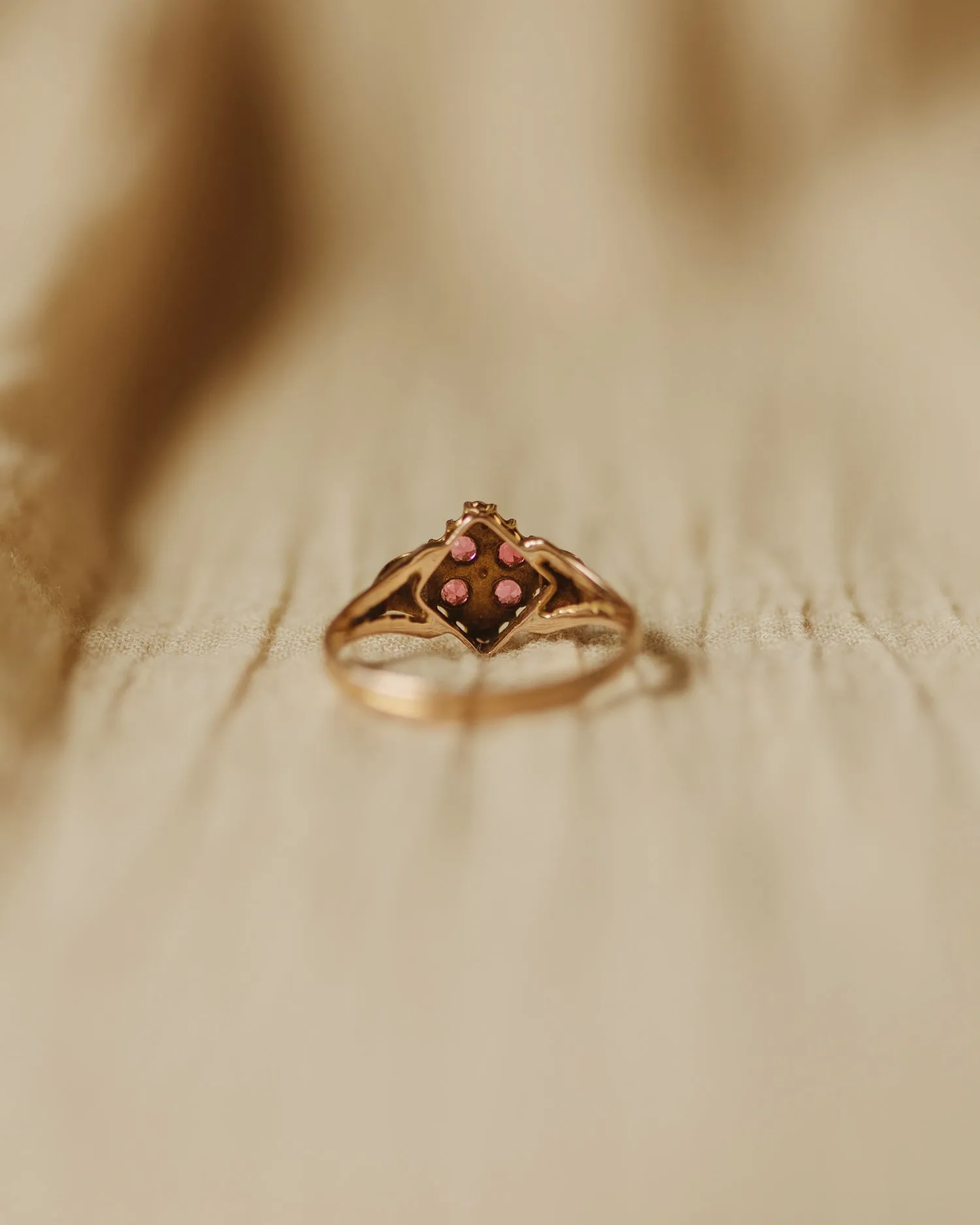 Dorothy 9ct Gold Ruby & Pearl Ring sold by Rock n Rose product image thumbnail 5