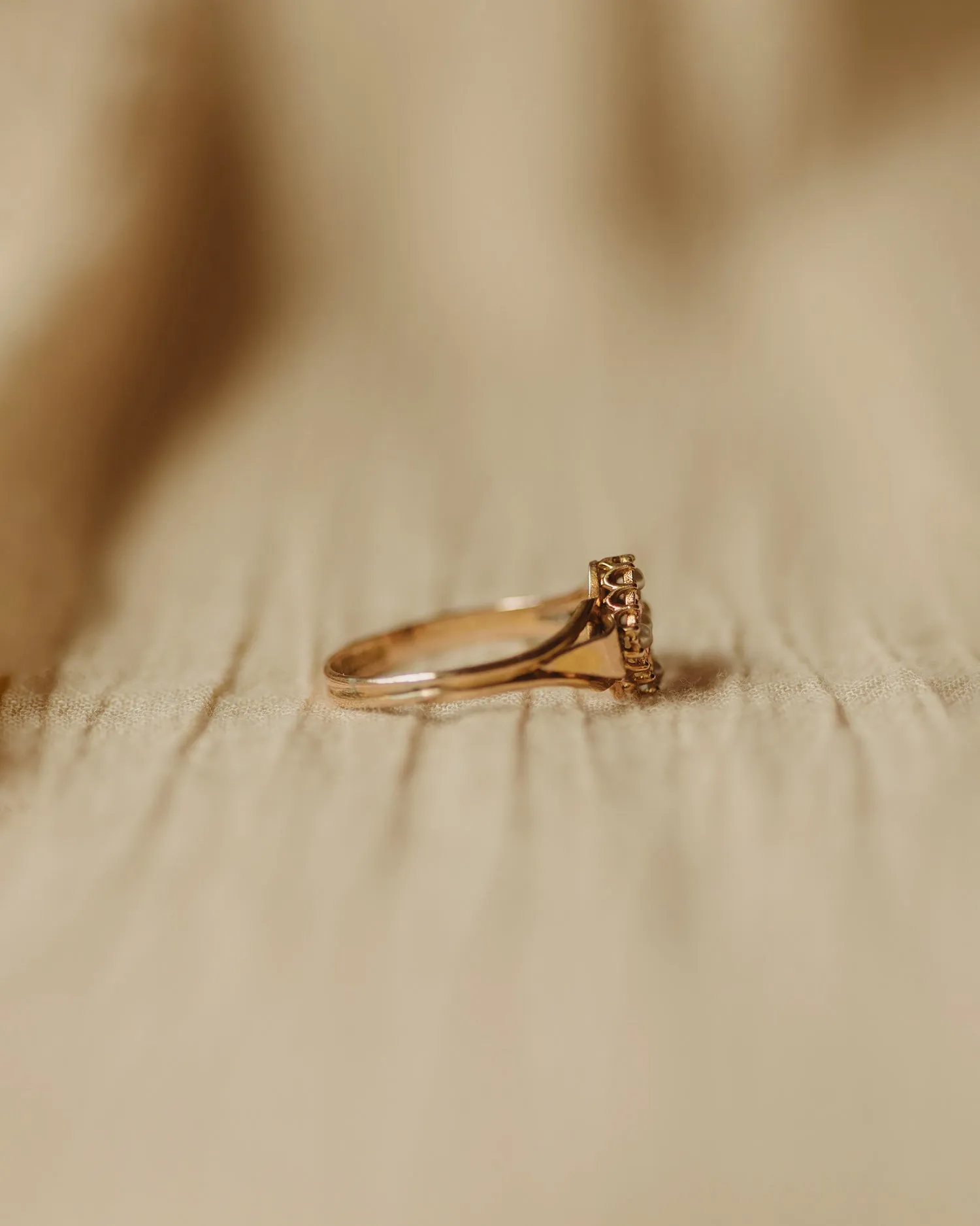 Dorothy 9ct Gold Ruby & Pearl Ring sold by Rock n Rose product image thumbnail 4