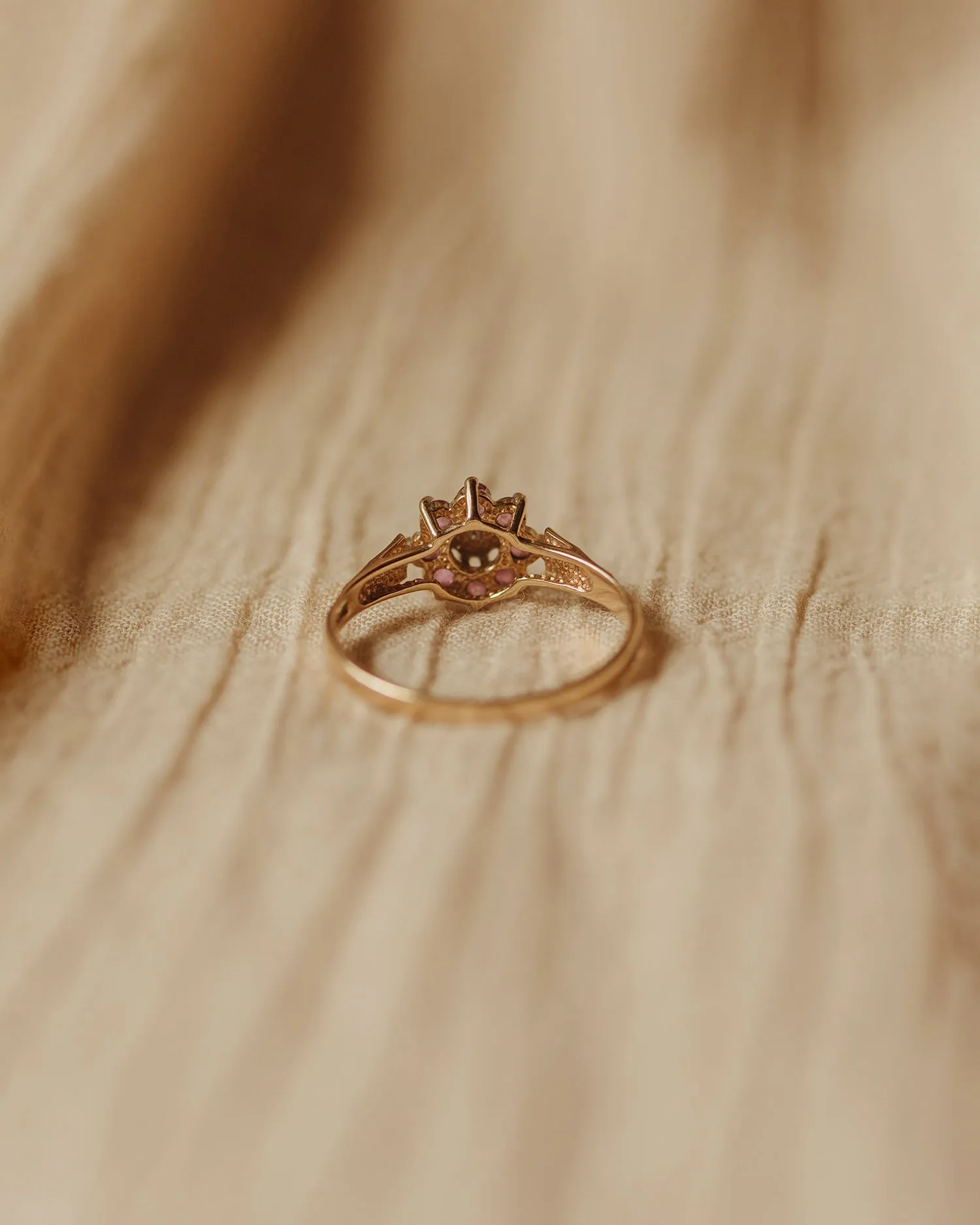 Rosalie 9ct Gold Ruby & Diamond Ring sold by Rock n Rose product image thumbnail 5