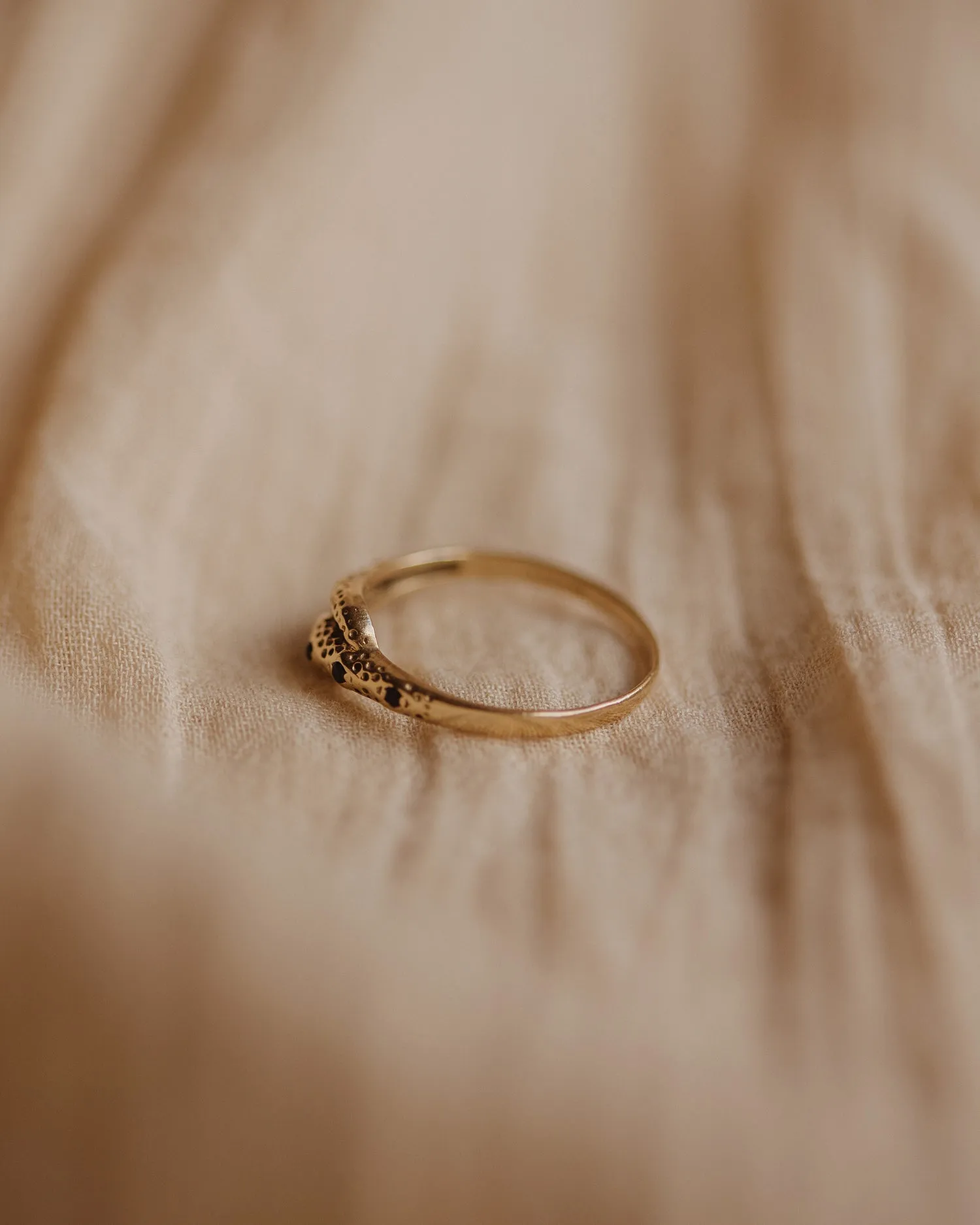 Minerva 9ct Gold Sapphire Snake Ring sold by Rock n Rose product image thumbnail 4