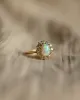 Maeve Antique 18ct Gold Opal & Diamond Cluster Ring sold by Rock n Rose