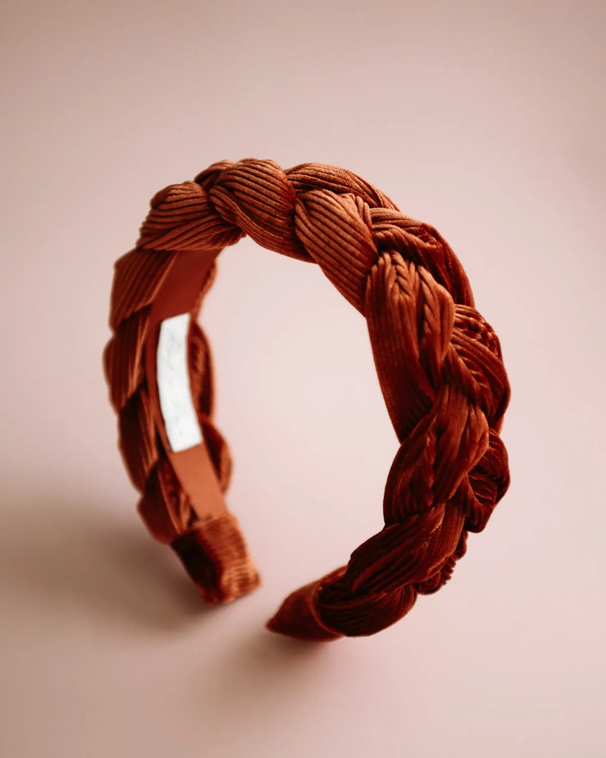Millicent Rust Velvet Plaited Headband sold by Rock n Rose product image thumbnail 2