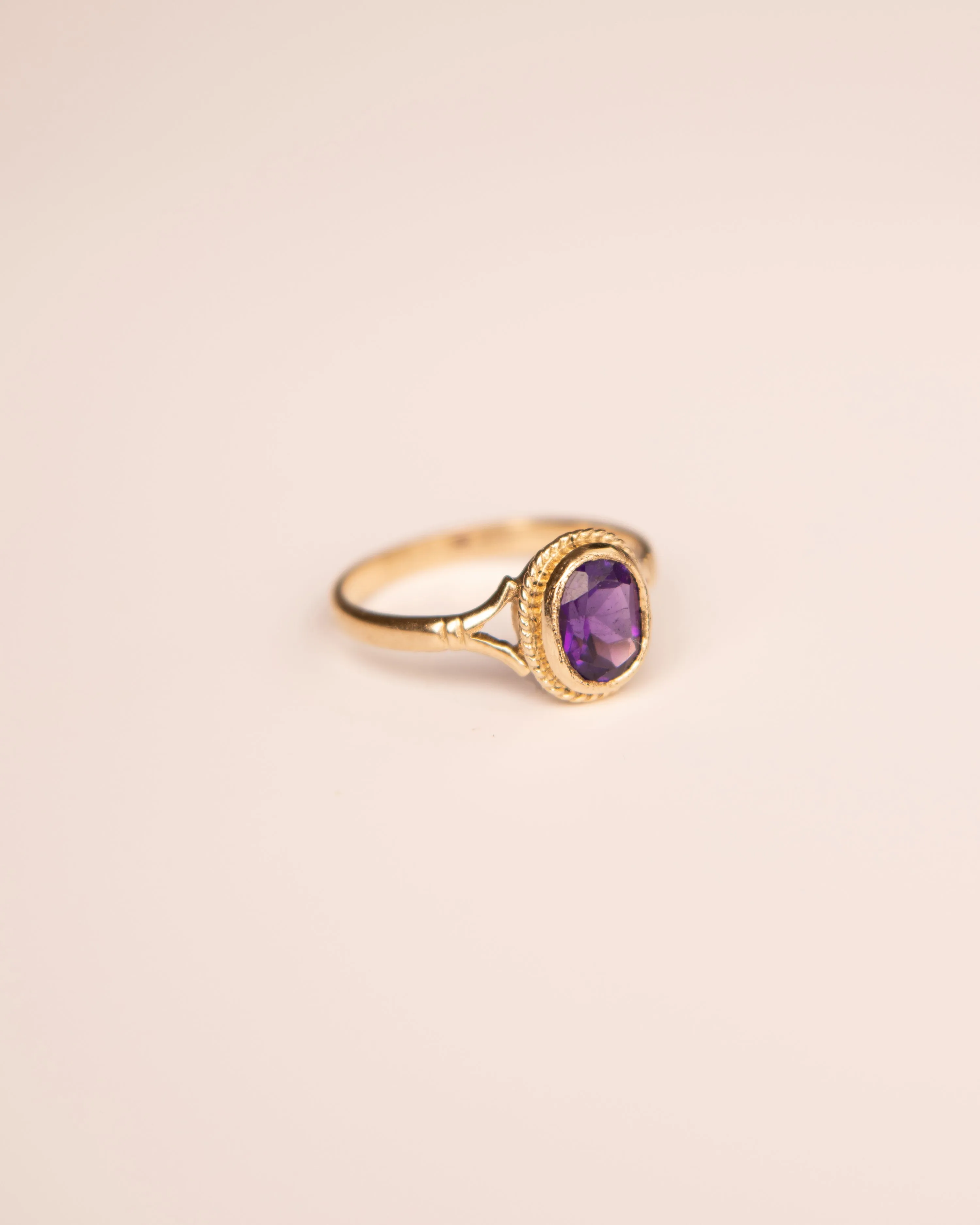 Winifred 9ct Gold Amethyst Ring sold by Rock n Rose product image thumbnail 3