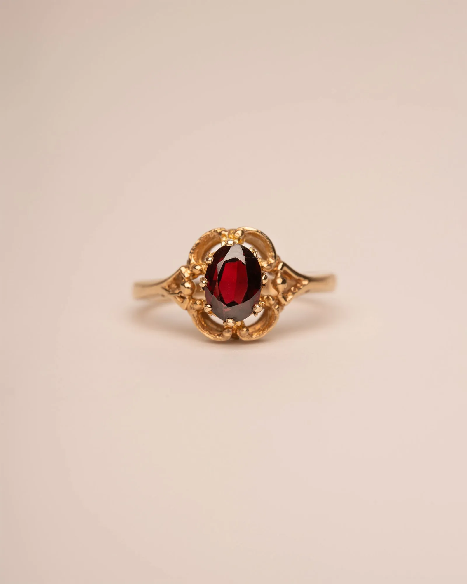 Keziah 9ct Gold Garnet Ring sold by Rock n Rose