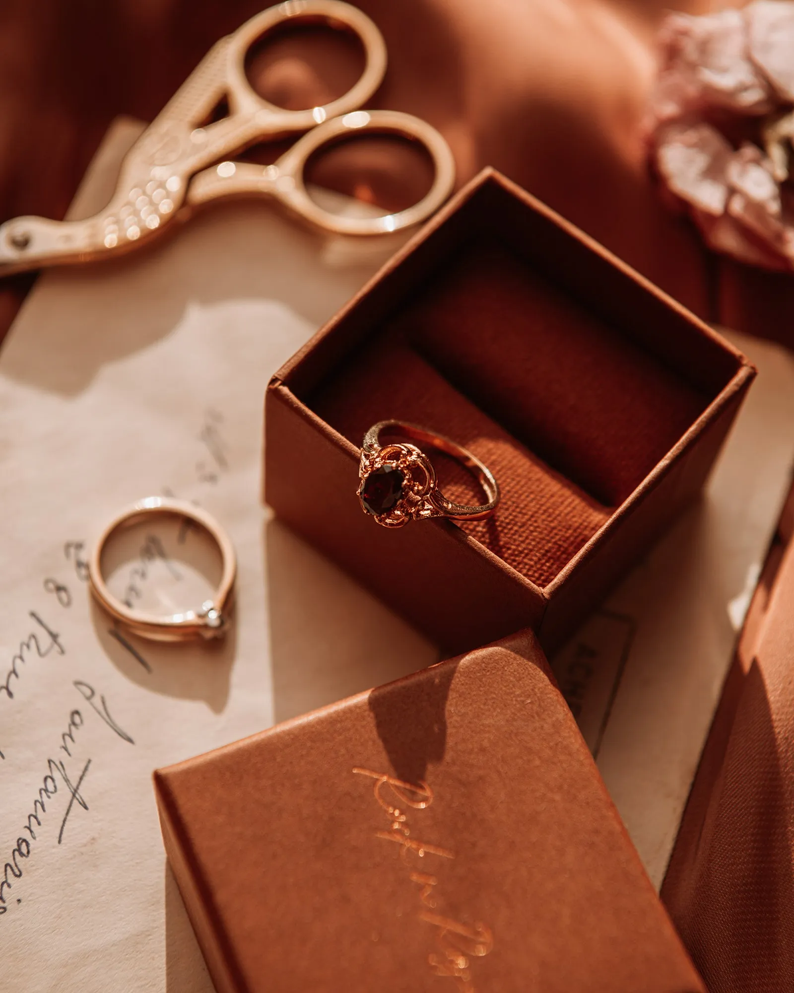 Keziah 9ct Gold Garnet Ring sold by Rock n Rose product image thumbnail 4