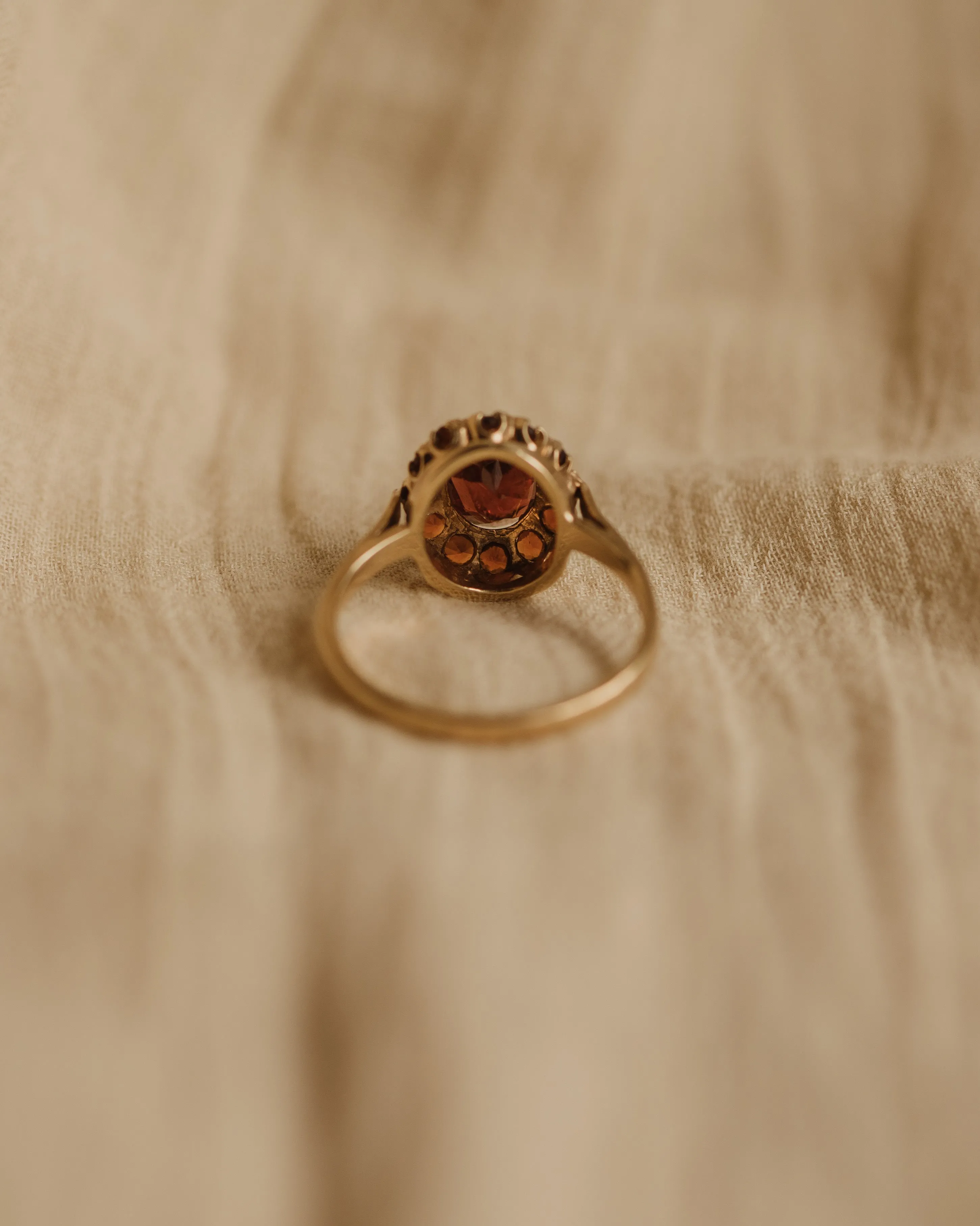 Genevieve 1989 9ct Gold Garnet Ring sold by Rock n Rose product image thumbnail 4
