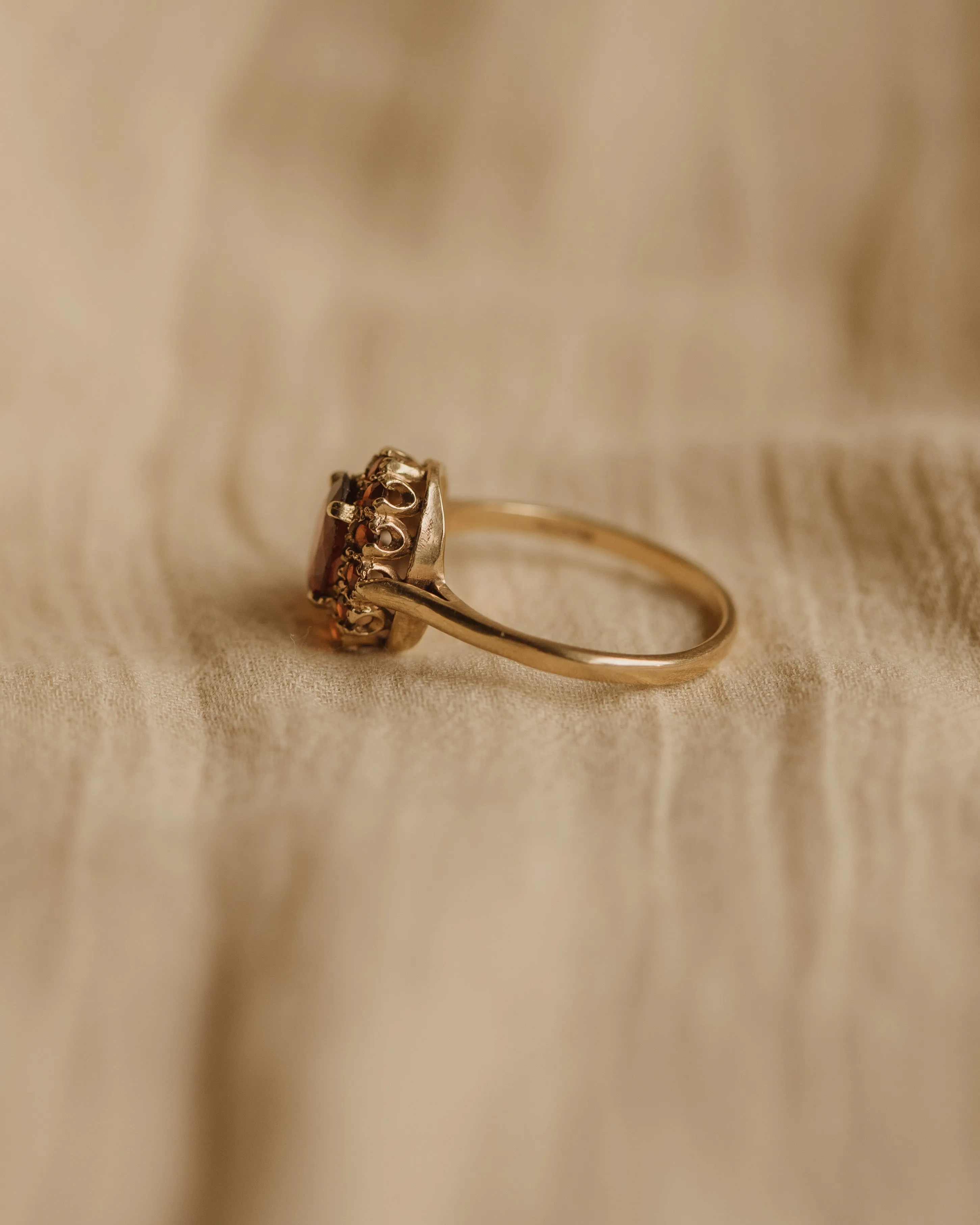 Genevieve 1989 9ct Gold Garnet Ring sold by Rock n Rose product image thumbnail 5