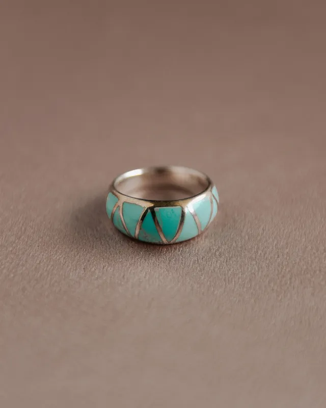 Ingrid Sterling Silver Turquoise Ring sold by Rock n Rose