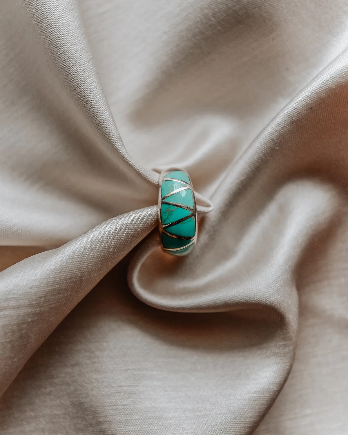 Ingrid Sterling Silver Turquoise Ring sold by Rock n Rose product image thumbnail 5