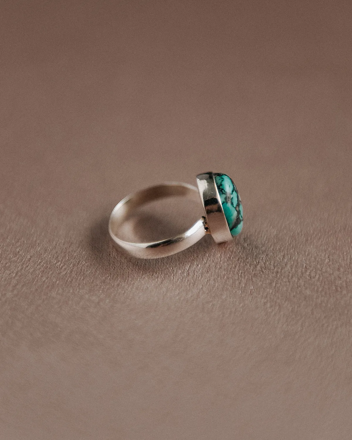 Ebba Sterling Silver Gemstone Ring - Turquoise sold by Rock n Rose product image thumbnail 4