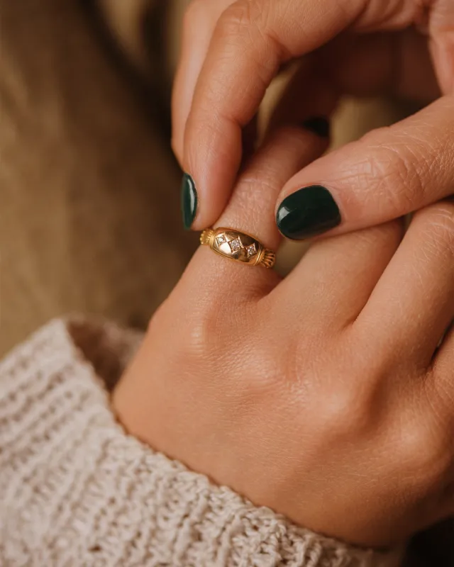 Enid 1901 18ct Gold Antique Diamond Ring sold by Rock n Rose