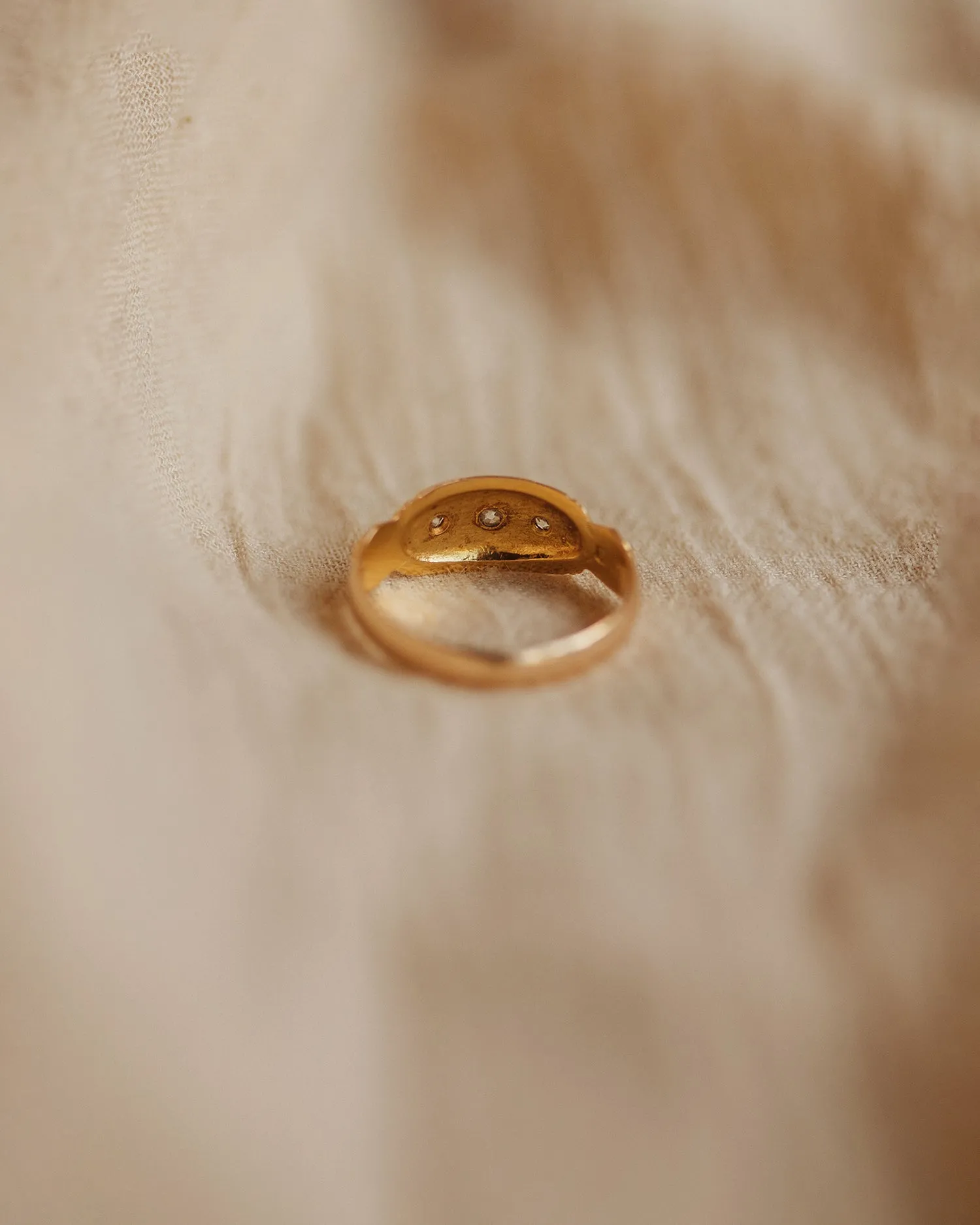 Enid 1901 18ct Gold Antique Diamond Ring sold by Rock n Rose product image thumbnail 4